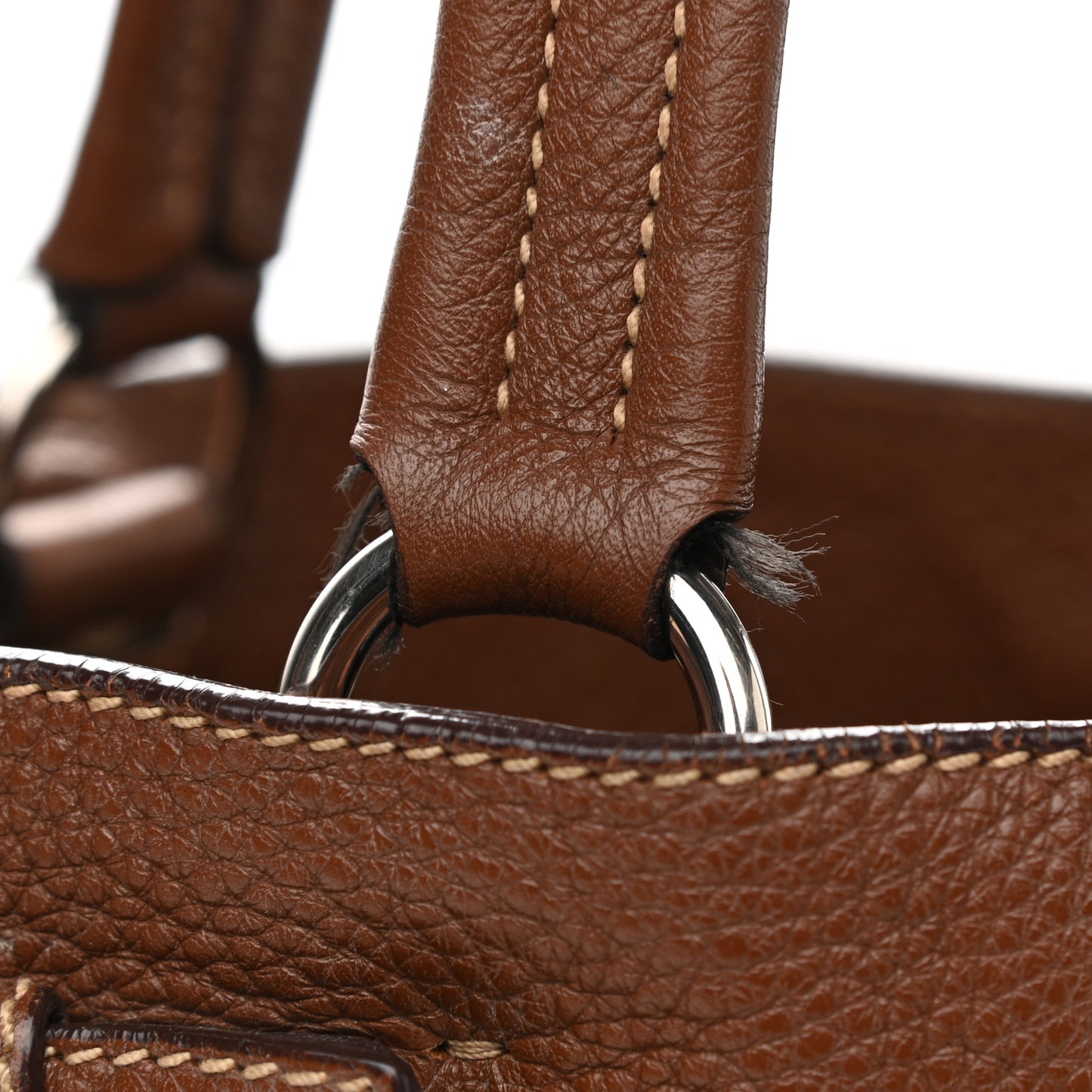 Vitello Daino Shoulder Bag Bruciato