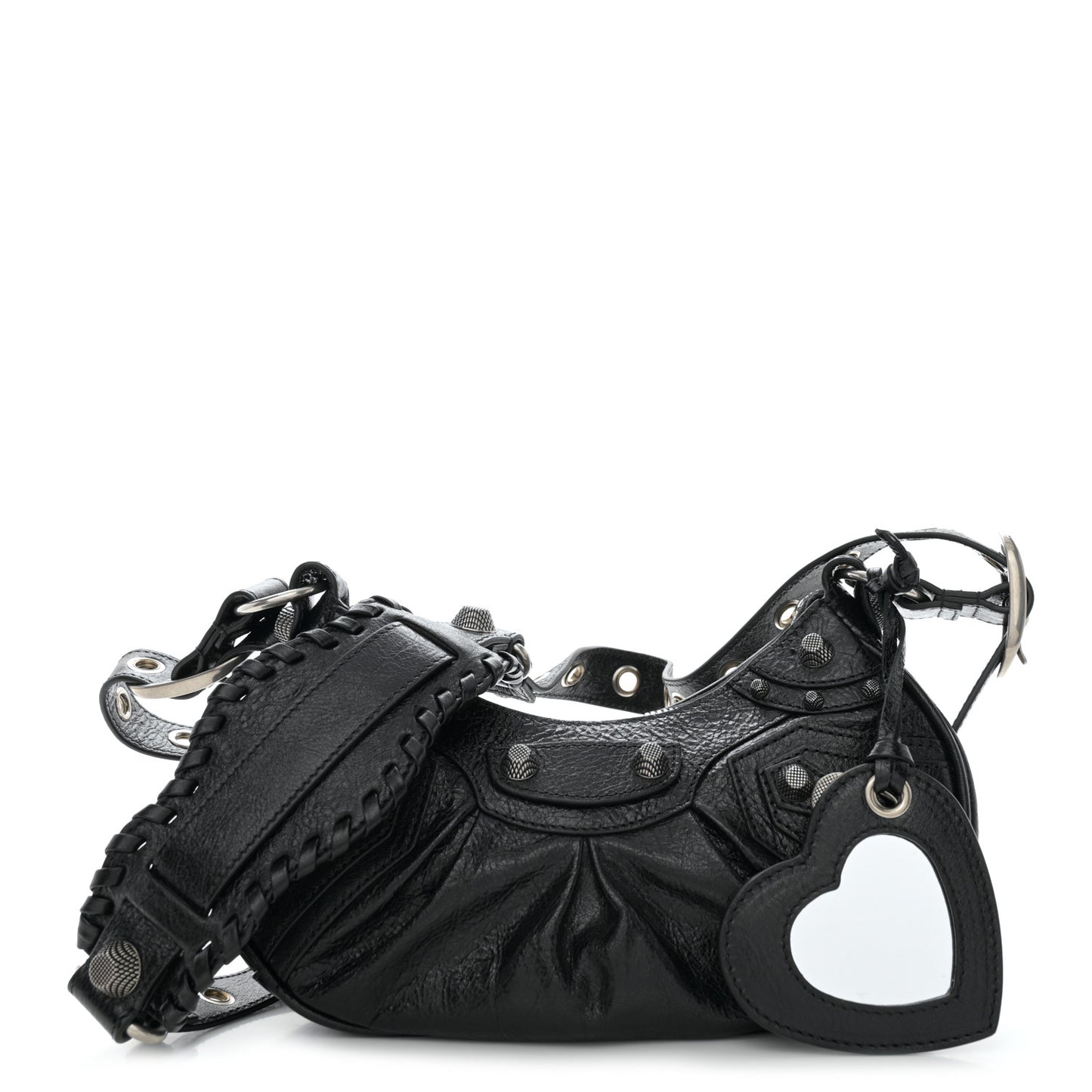 Agneau Arena Le Cagole Shoulder Bag XS Black
