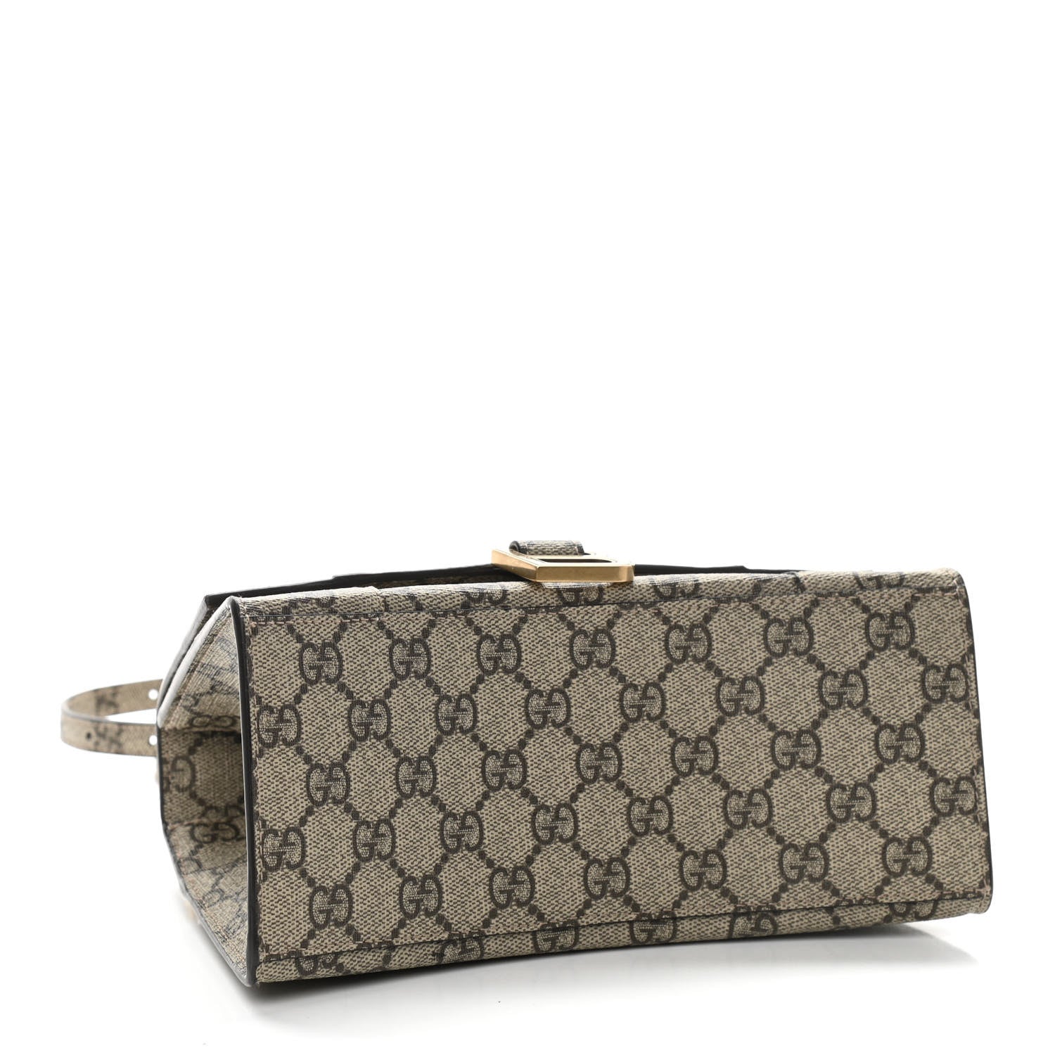 Balenciaga X GUCCI GG Supreme Monogram Small Hourglass Top Handle Bag Beige Ebony 4 of 9