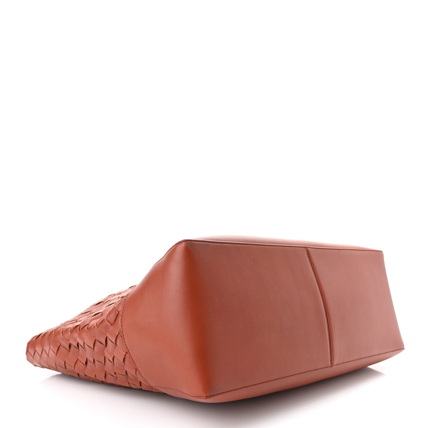 Nappa Intrecciato Tote Rust