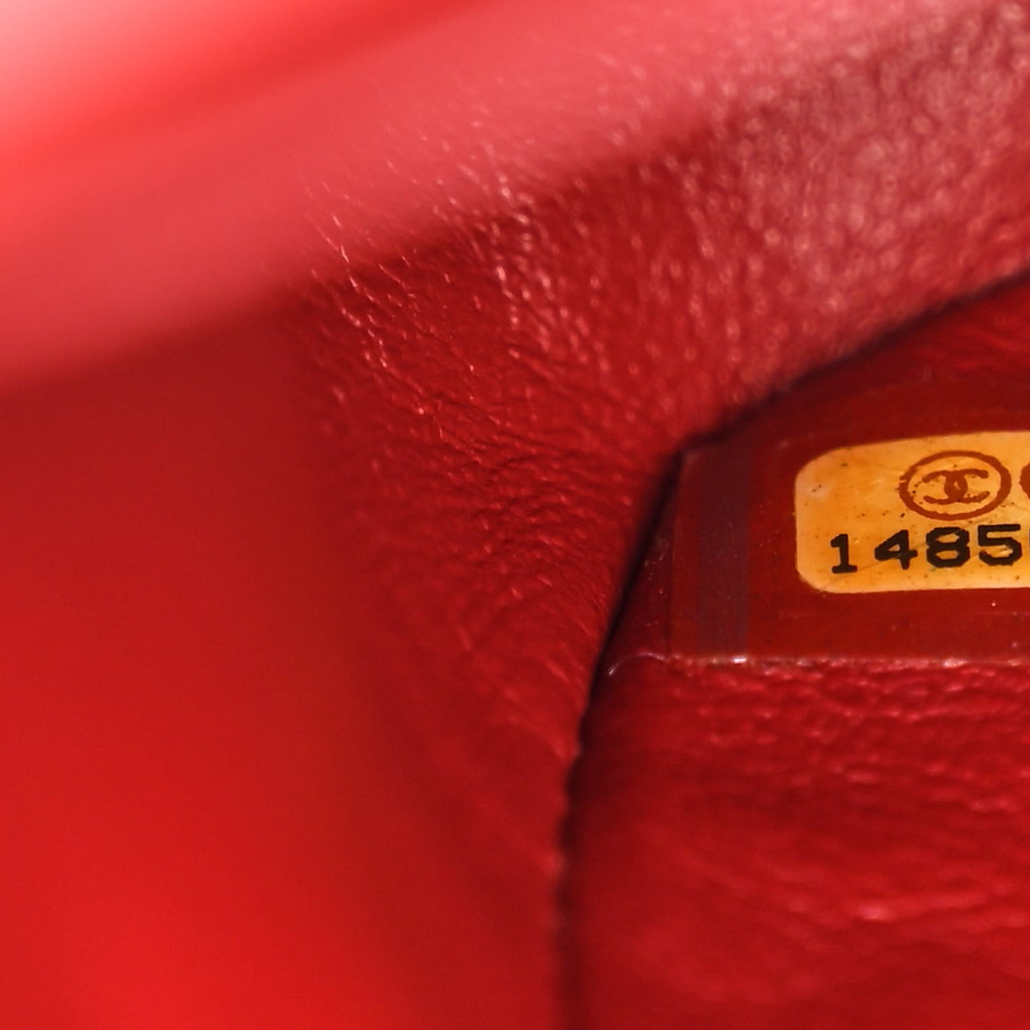 Caviar Quilted Medium Double Flap Red