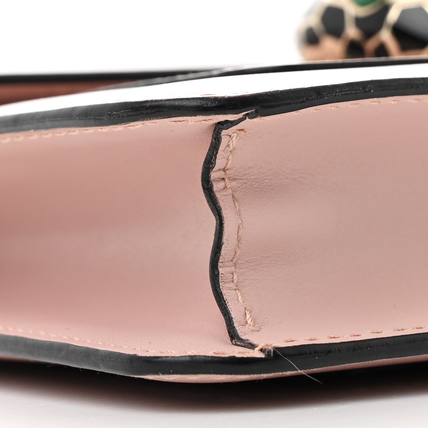 Calfskin Small Serpenti Forever Snake Strap Crossbody Bag Light Pink
