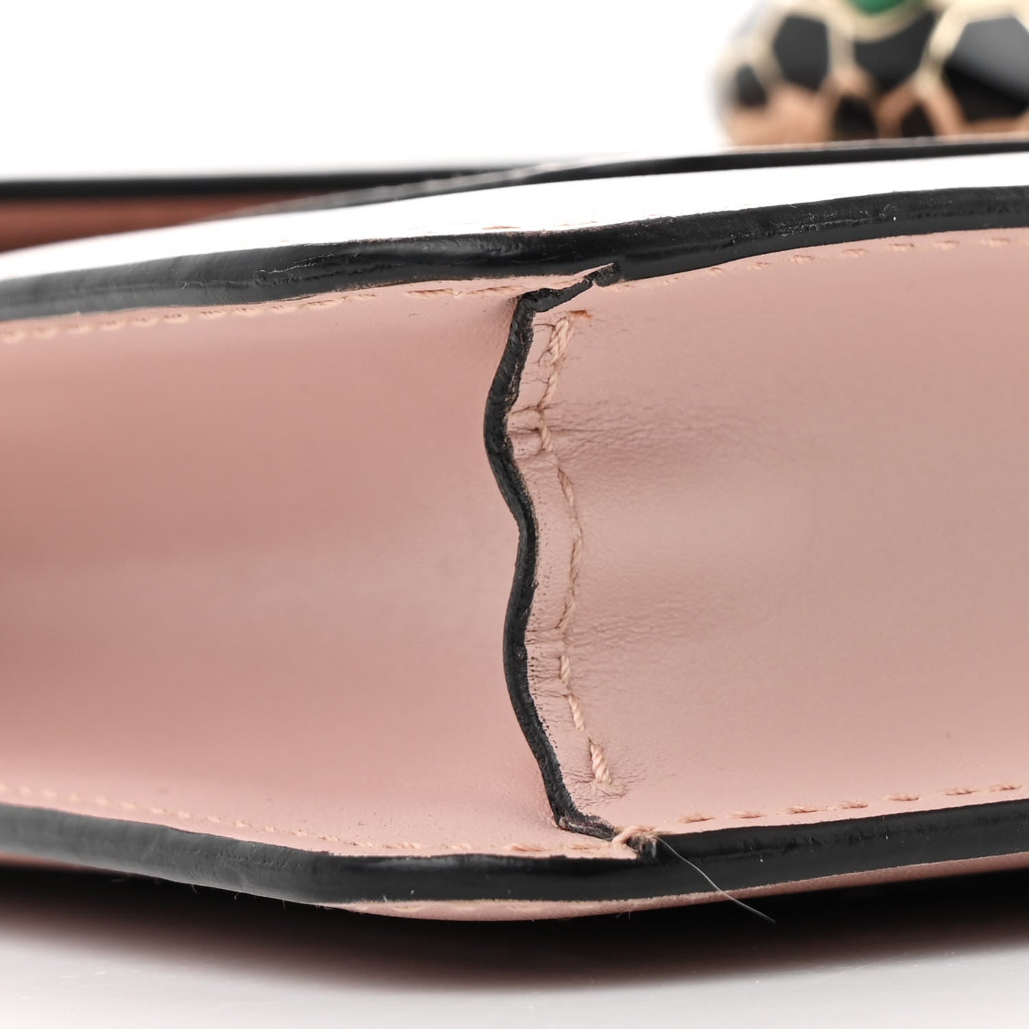 Bulgari Calfskin Small Serpenti Forever Snake Strap Crossbody Bag Light Pink 10 of 14