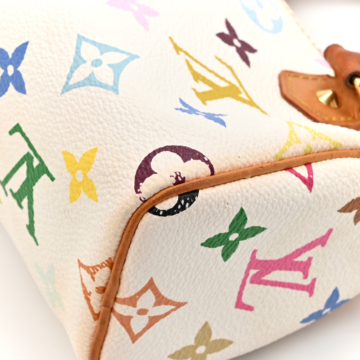 Louis Vuitton Monogram Multicolor Mini Sac HL Speedy White 16 of 19