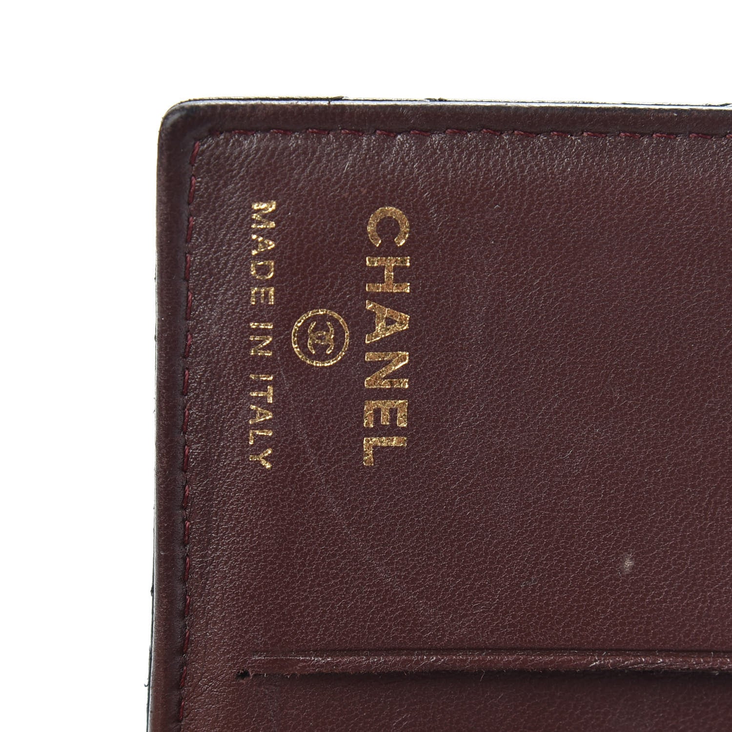 Chanel Lambskin Quilted Card Holder Wallet Black 6 of 12