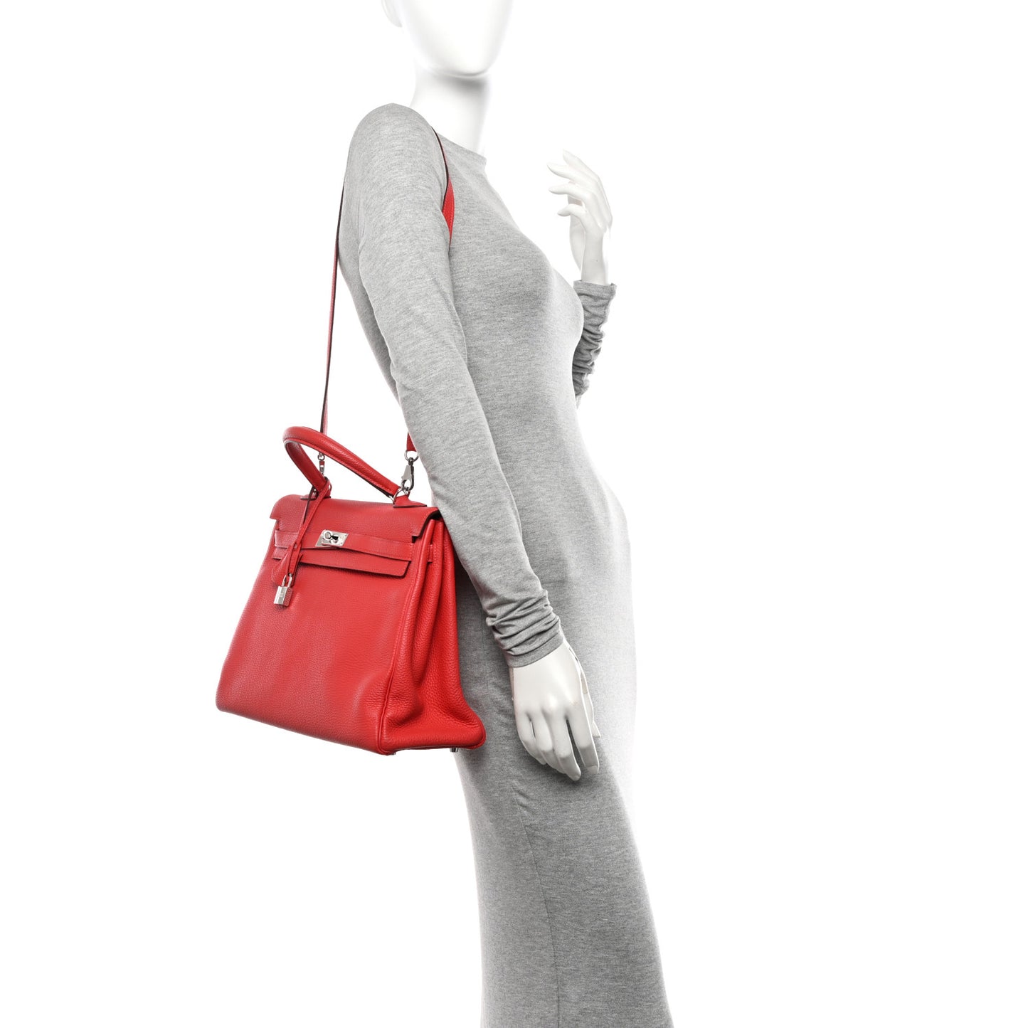 Togo Kelly Retourne 35 Rouge Pivoine
