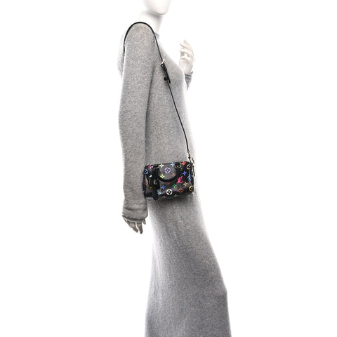 LV X TM Monogram Multicolor Nano Speedy Black