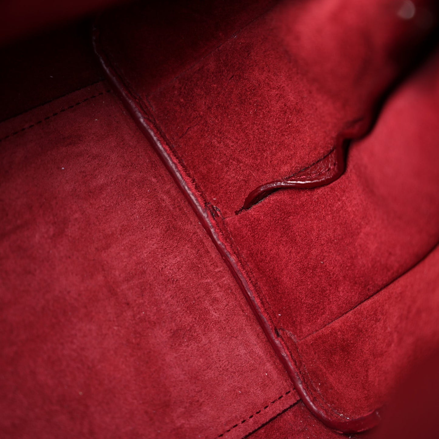 Grained Calfskin Small Supple Sac De Jour Dark Pallisandre