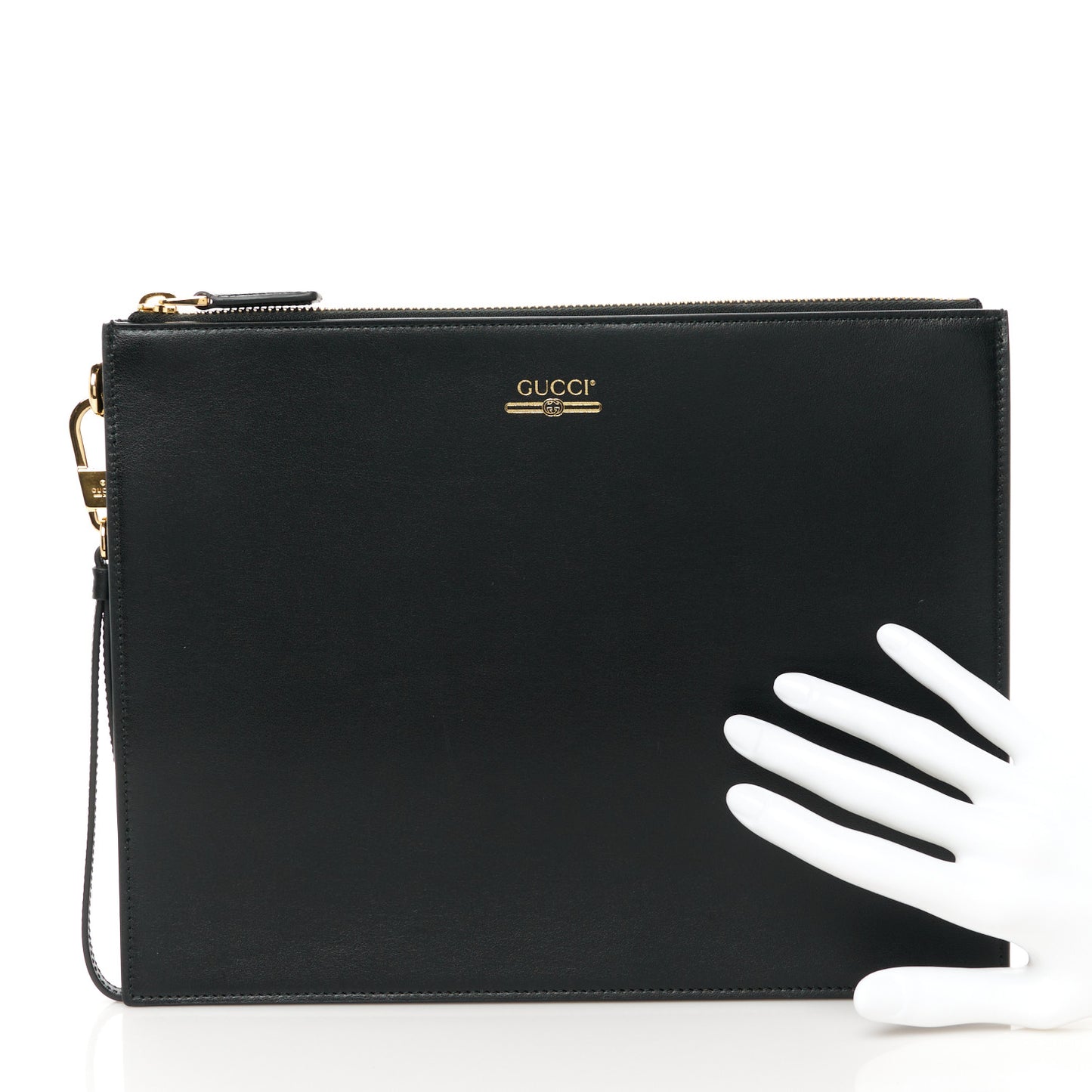 Calfskin Clutch Black