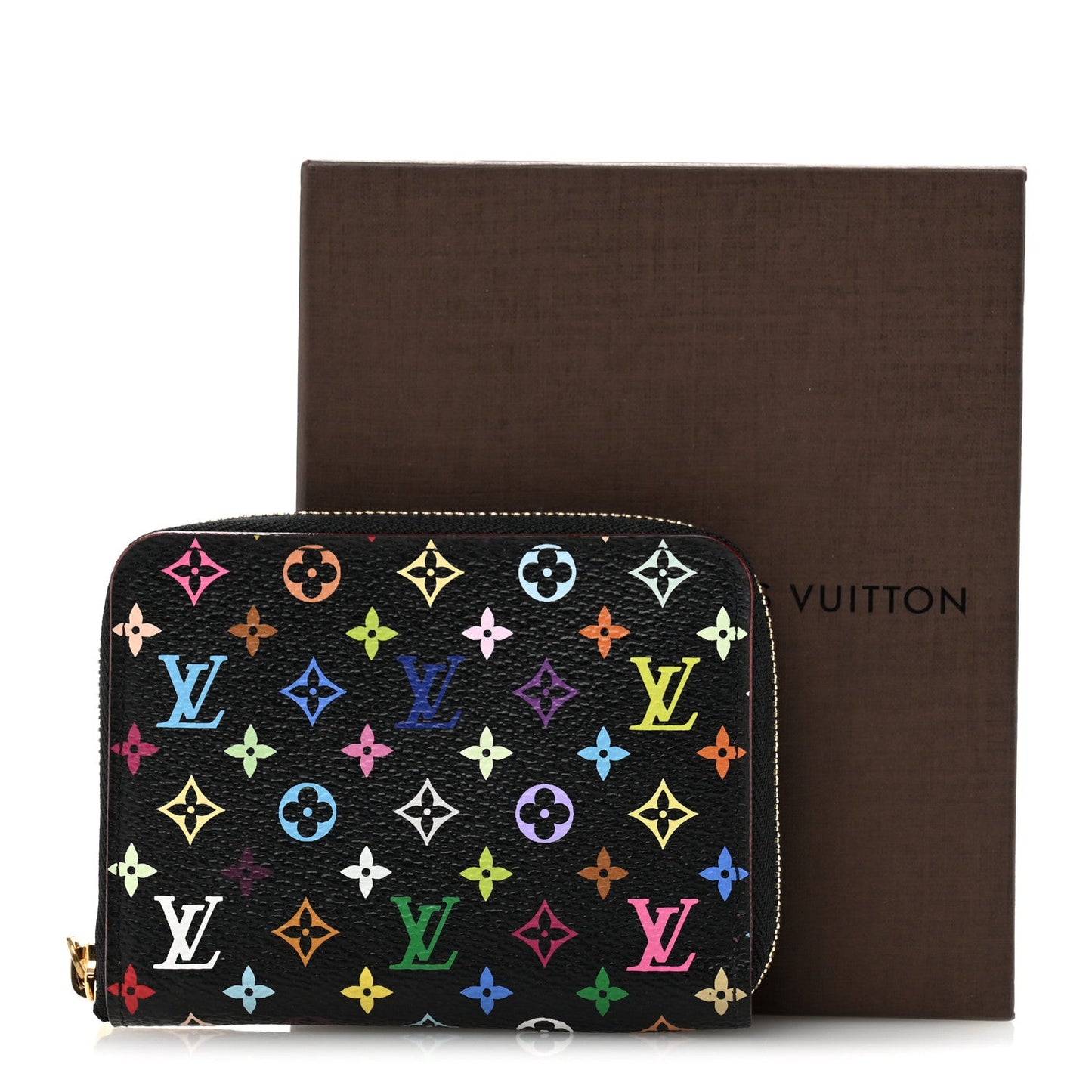 Monogram Multicolor Zippy Coin Purse Black Grenade