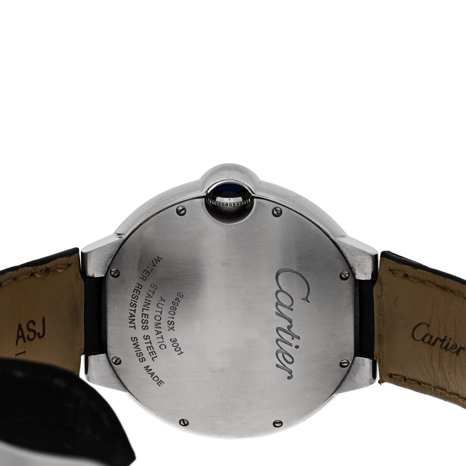 Cartier Stainless Steel Alligator 40mm Ballon Bleu De Cartier Automatic Watch 4 of 6