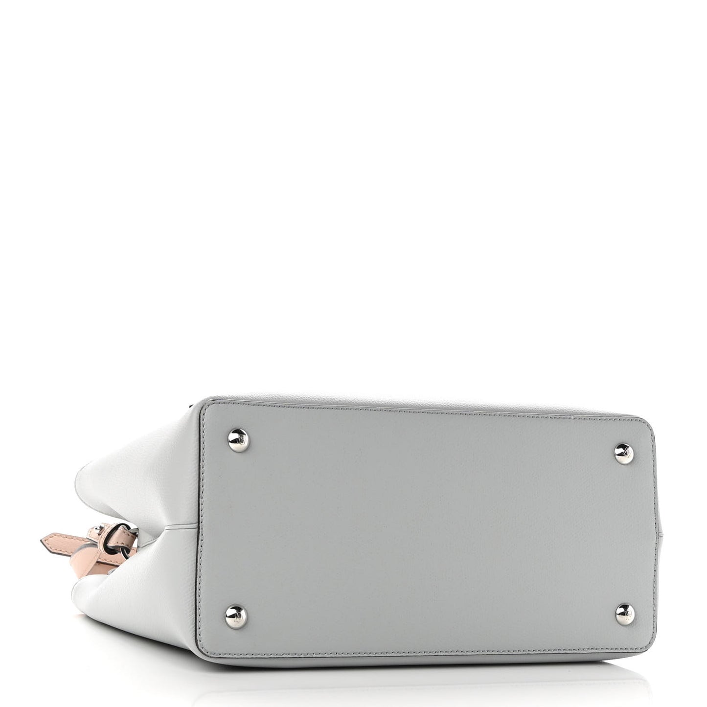 Vitello Cruise Monster Studded Petite 2Jours Tote Grigio Perla Amido Multicolor