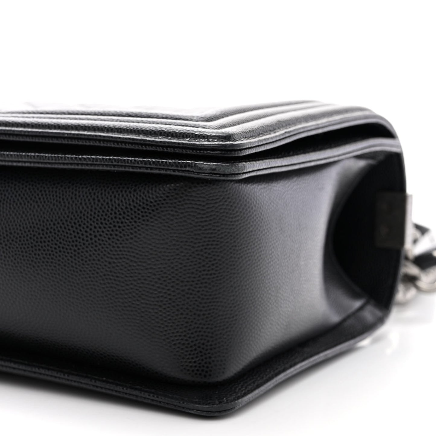 Caviar Quilted New Medium Boy Flap Black