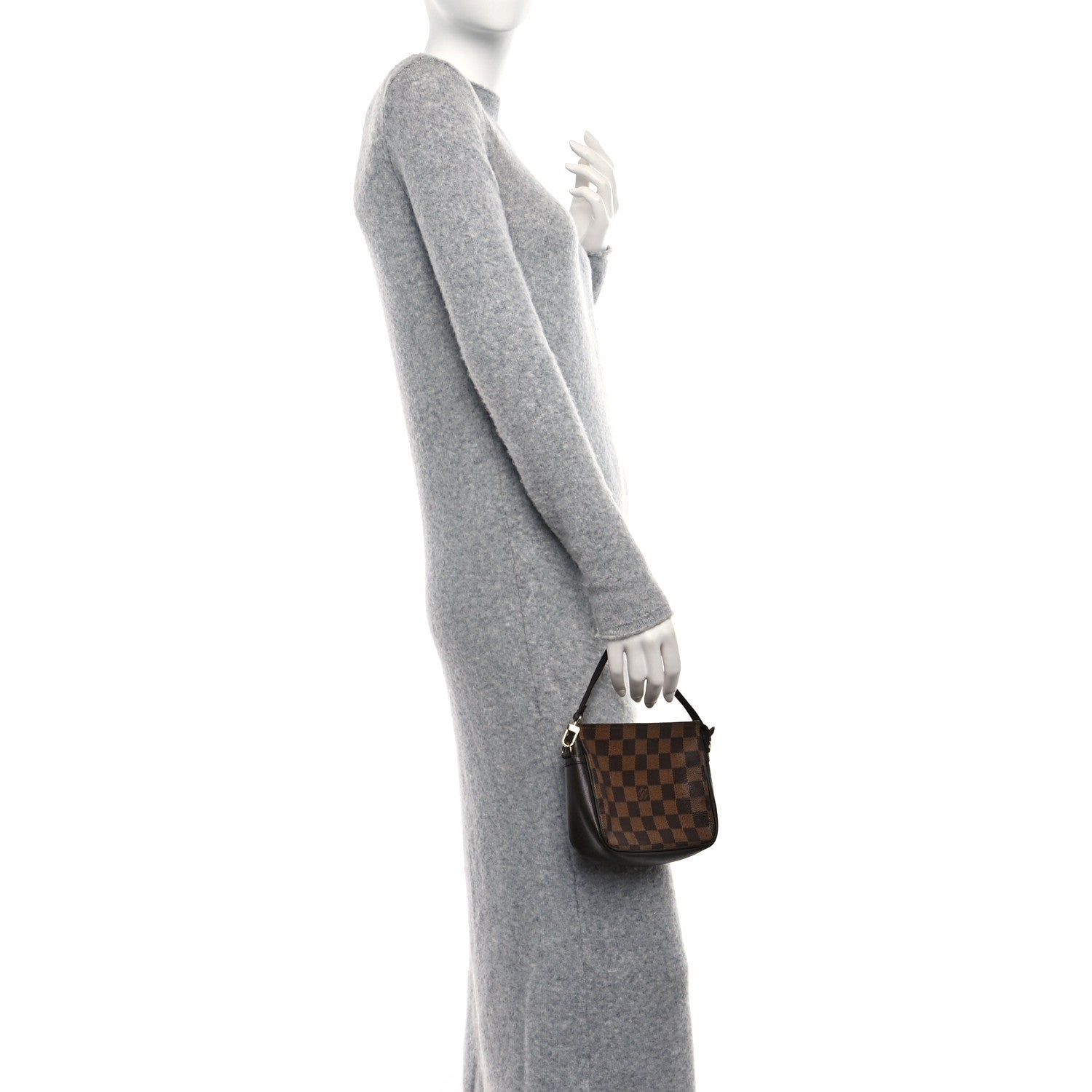 Louis Vuitton Damier Ebene Trousse Make Up Bag Pochette 3 of 8