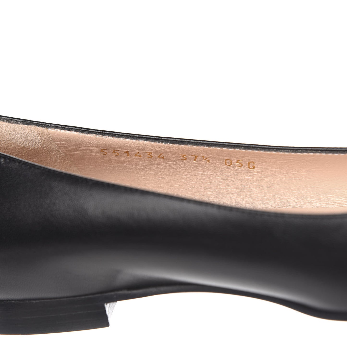Malaga Kid Crystal Square G Madelyn Ballet Flats 37.5 Black