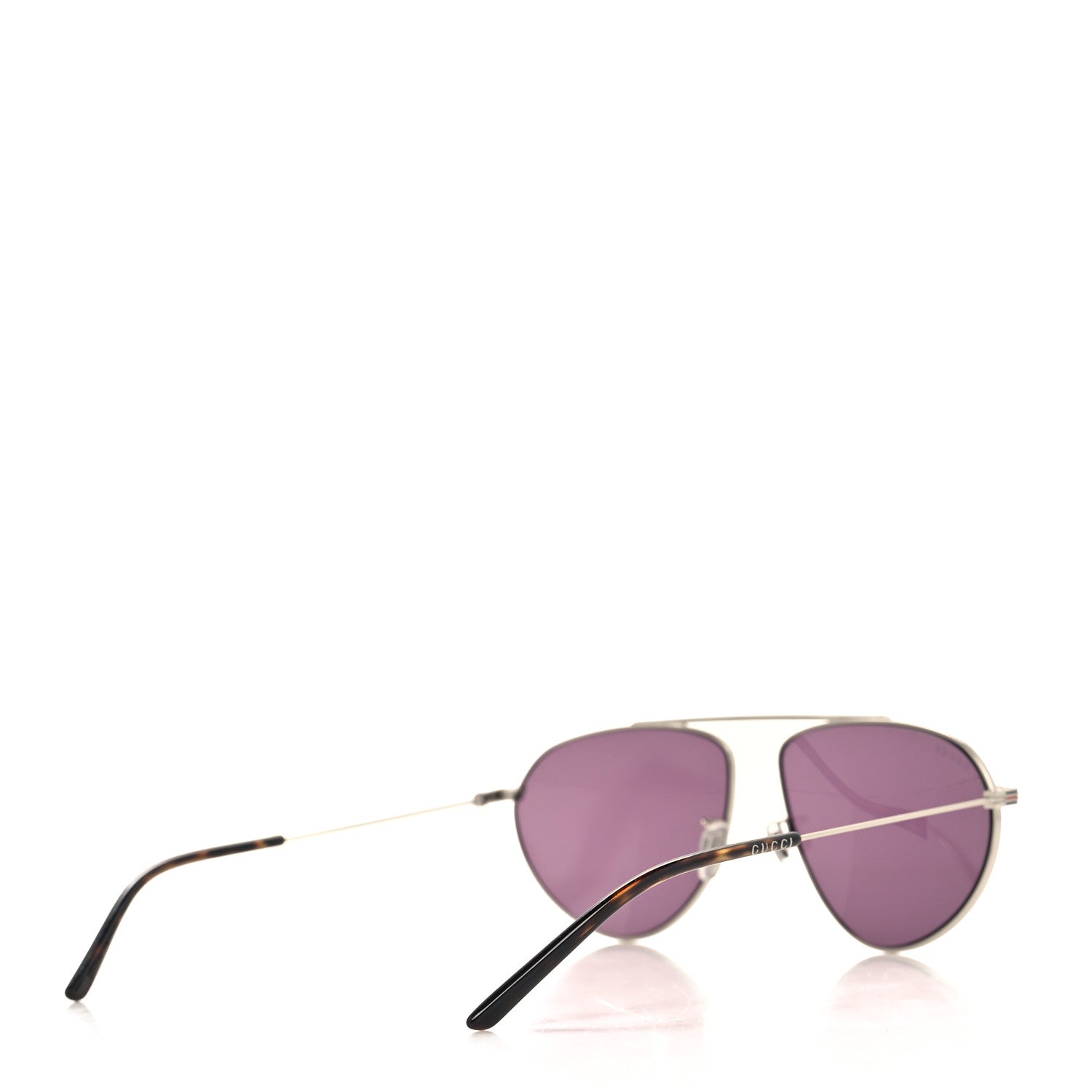 Gucci Aviator Sunglasses GG1051S Silver 4 of 6