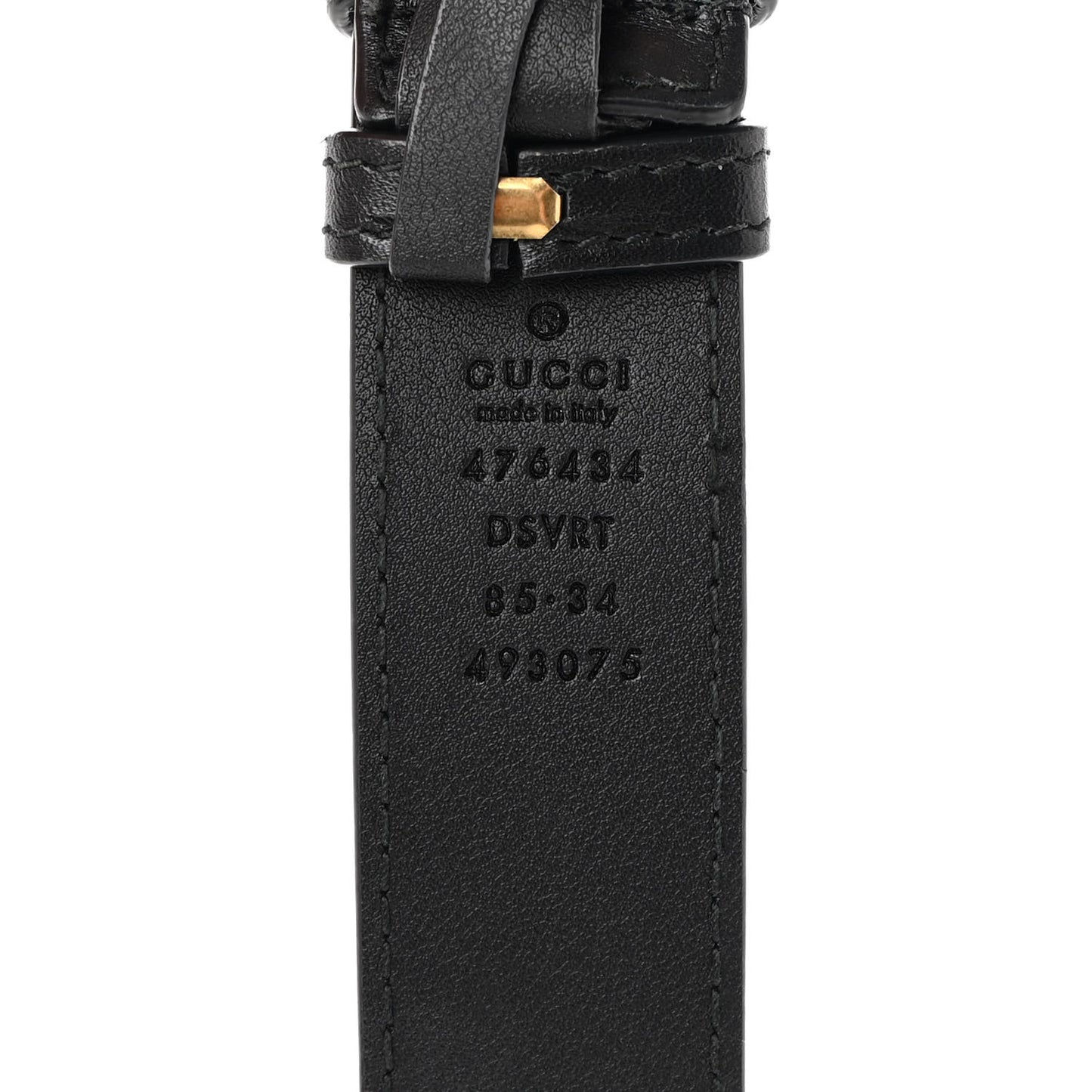 Calfskin Matelasse GG Marmont Belt Bag 85 34 Black