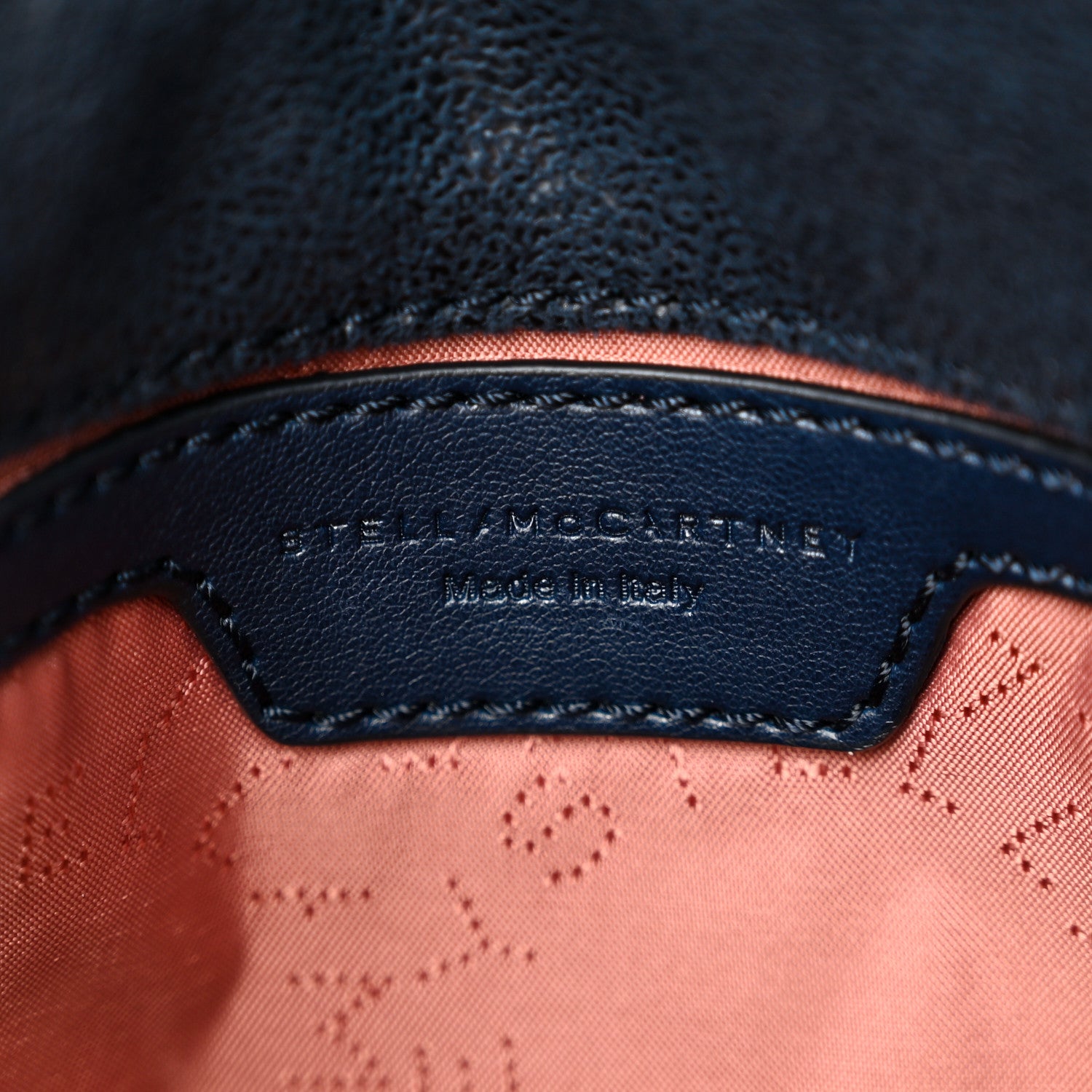 Stella McCartney Shaggy Deer Tiny Falabella Tote Navy 6 of 9