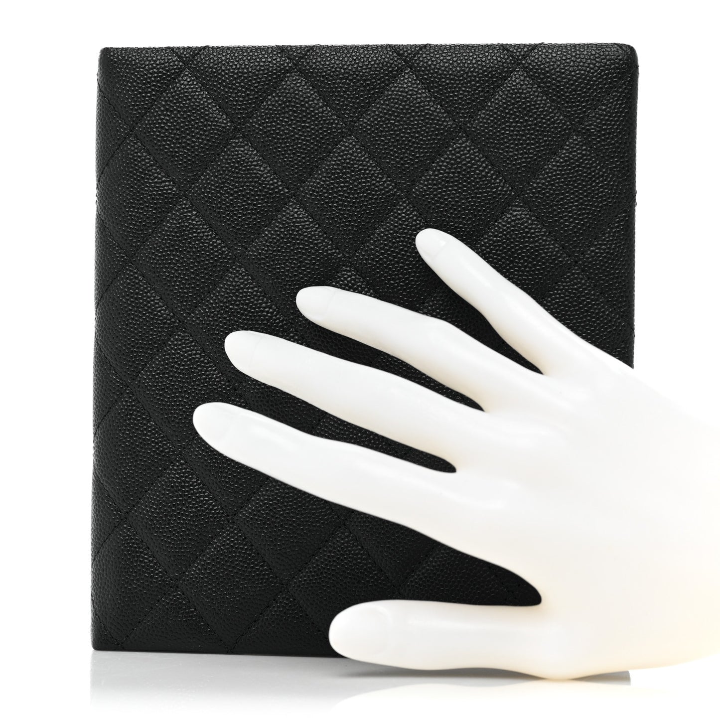 Caviar Quilted Notebook Black