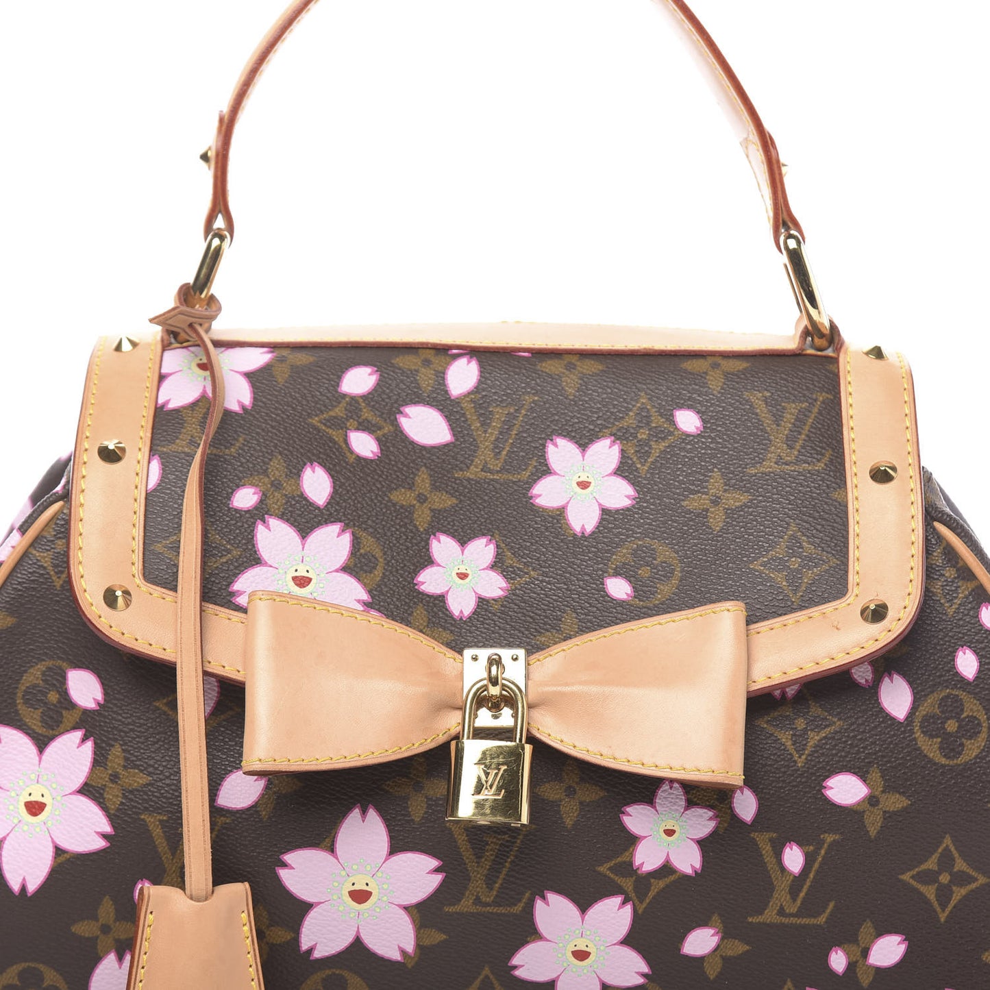 Monogram Cherry Blossom Sac Retro Bag Brown
