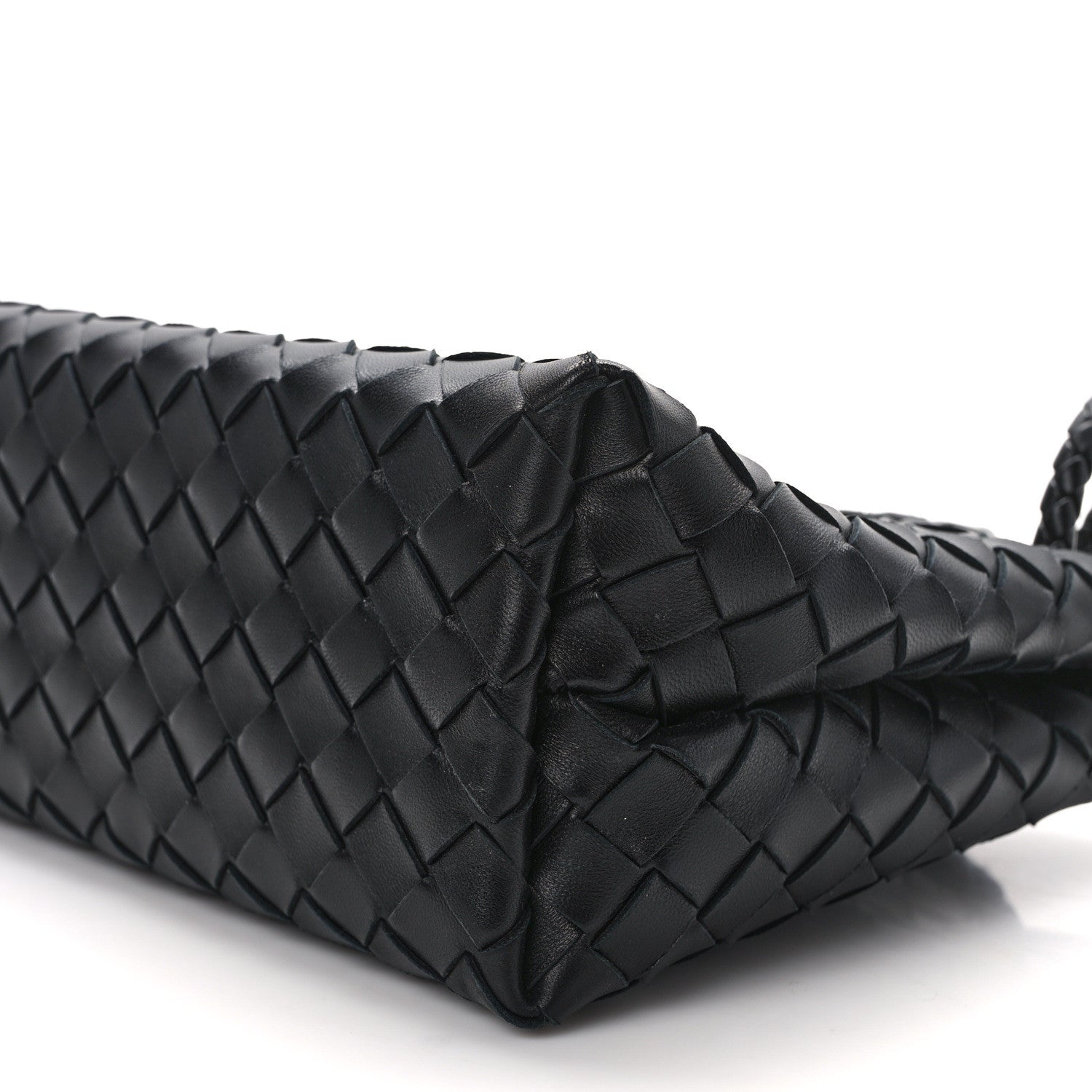 Bottega Veneta Nappa Intrecciato Small Andiamo Shoulder Bag Black 9 of 12