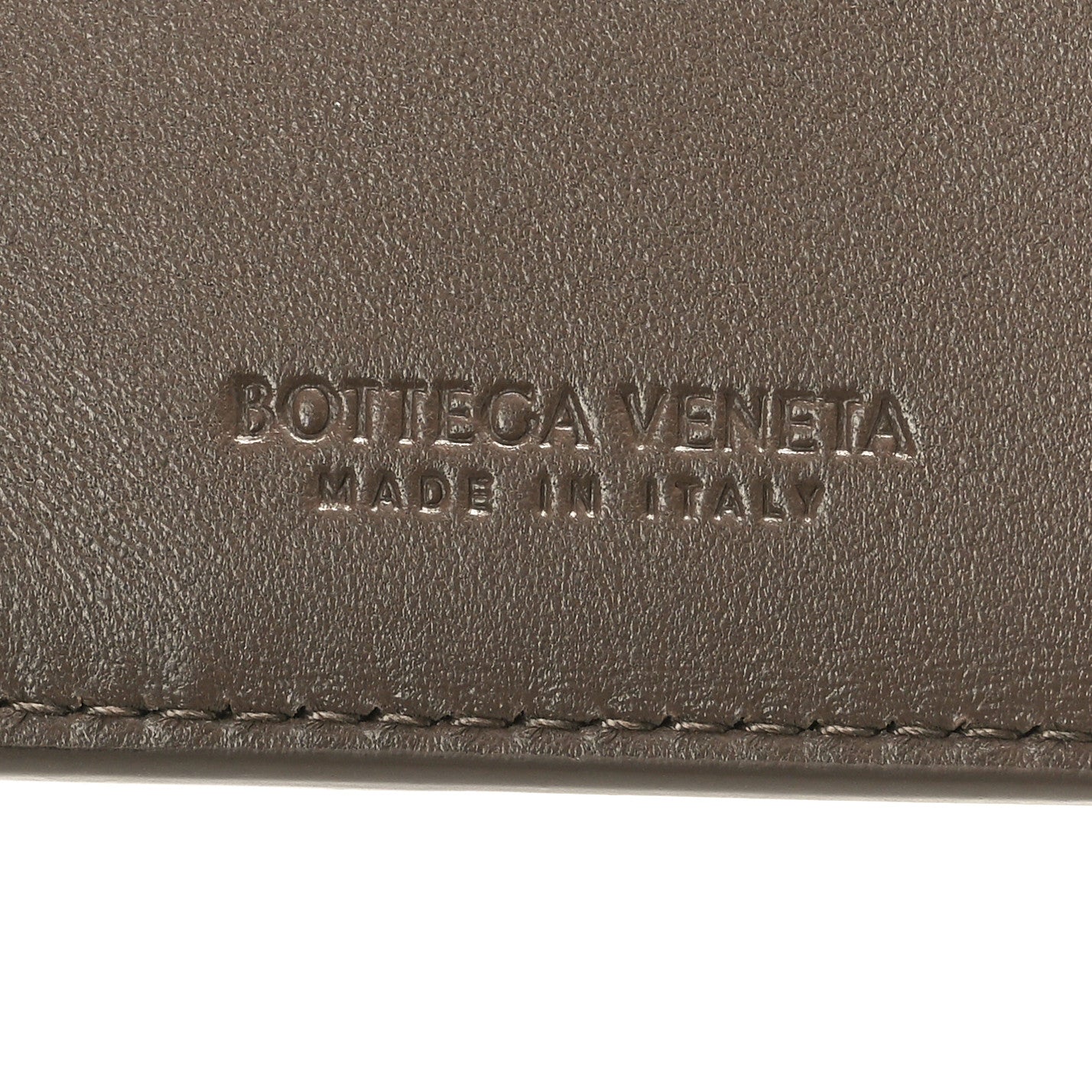 Bottega Veneta Nappa Intreccio Cassette Credit Card Holder Taupe Grey 6 of 8