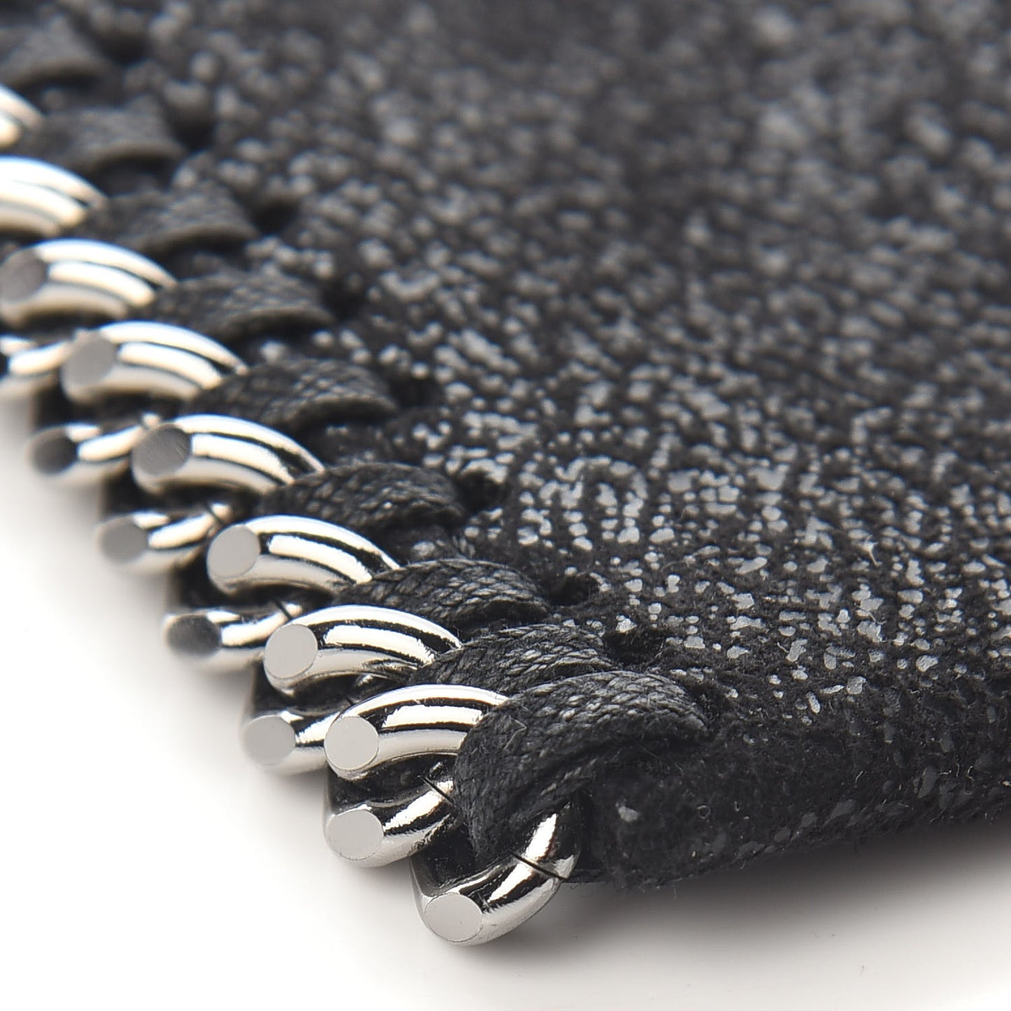 Shaggy Deer Micro Falabella Tote Black