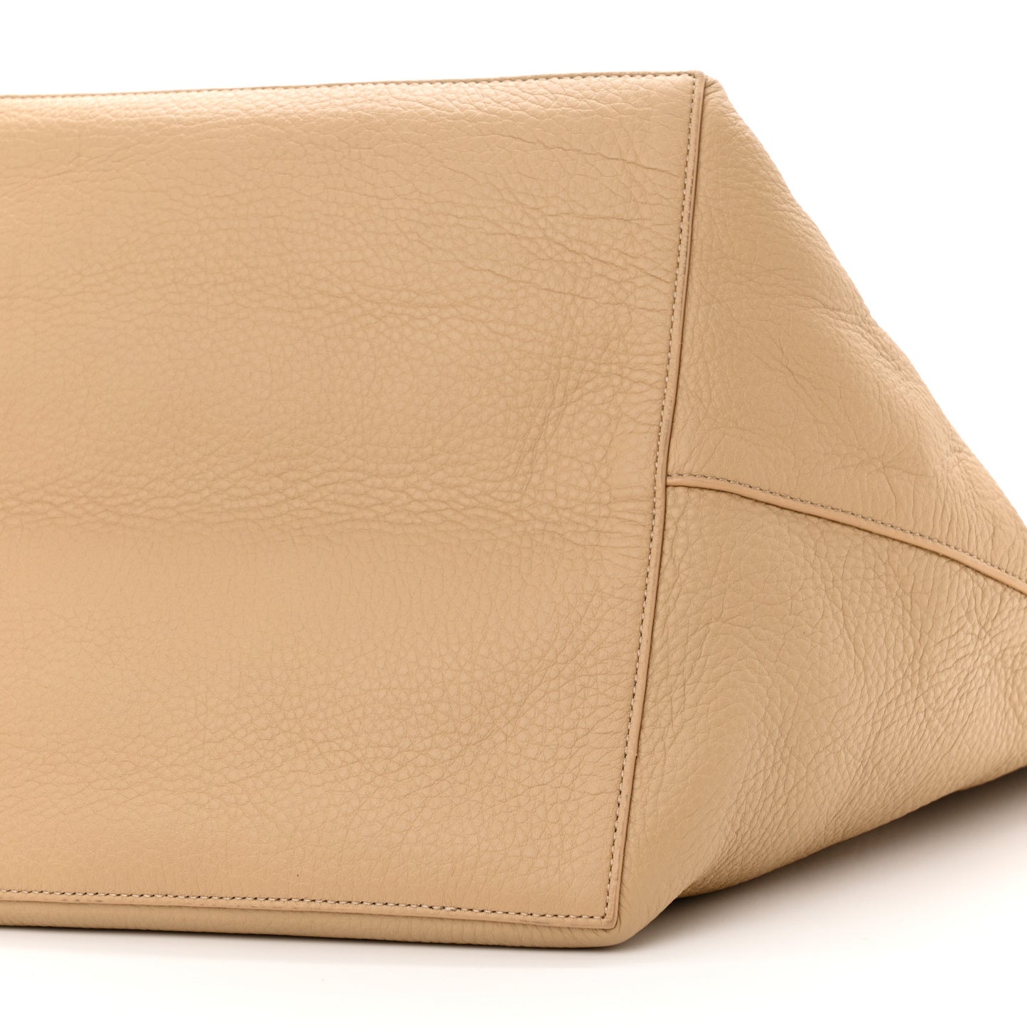 Grained Calfskin Park Tote Three Beige