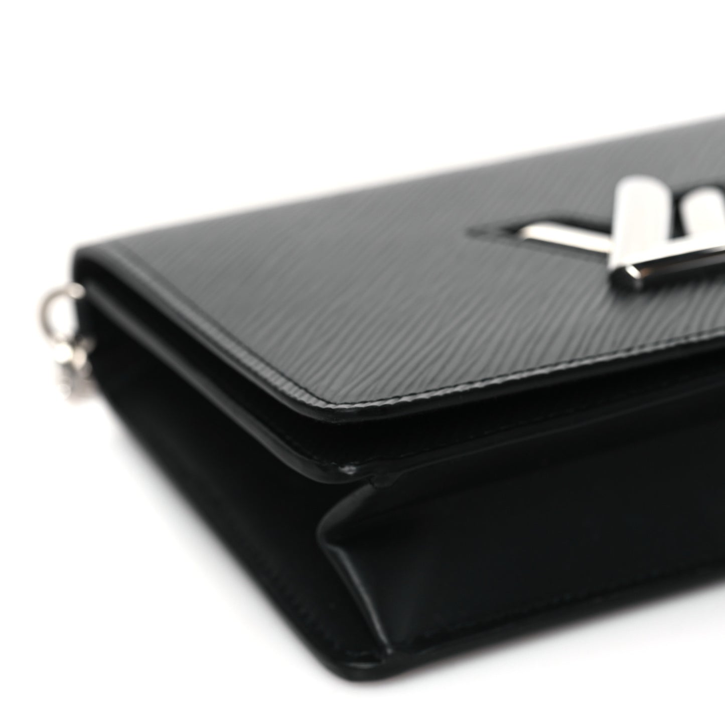 Epi Twist Belt Chain Wallet Black