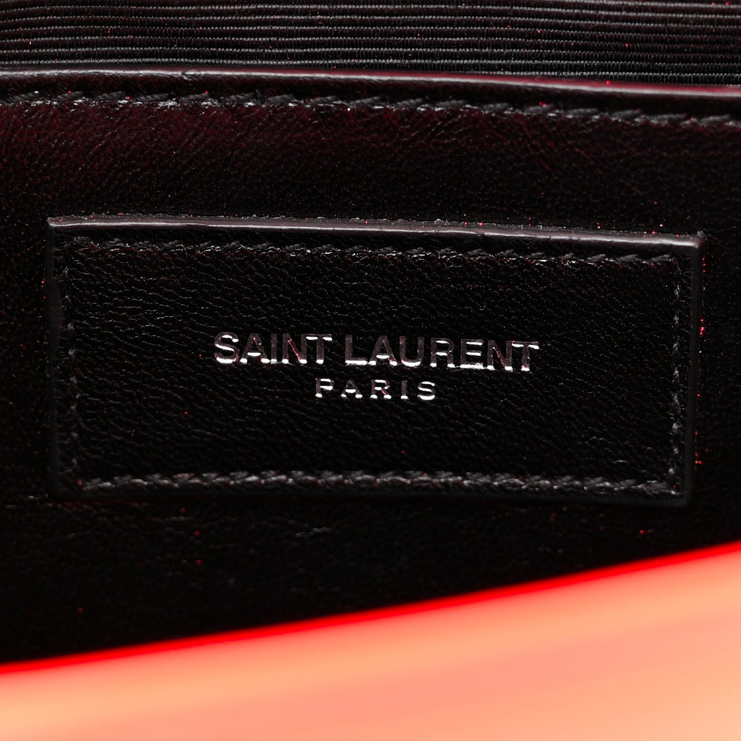 Calfskin Monogram Small Kate Satchel Neon Orange