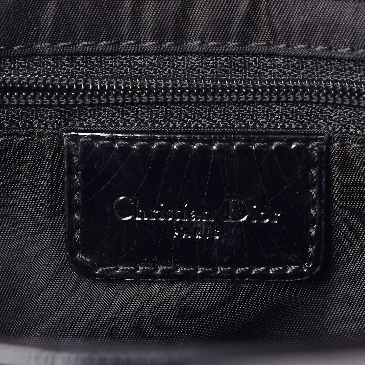 Nylon Saddle Bag Black