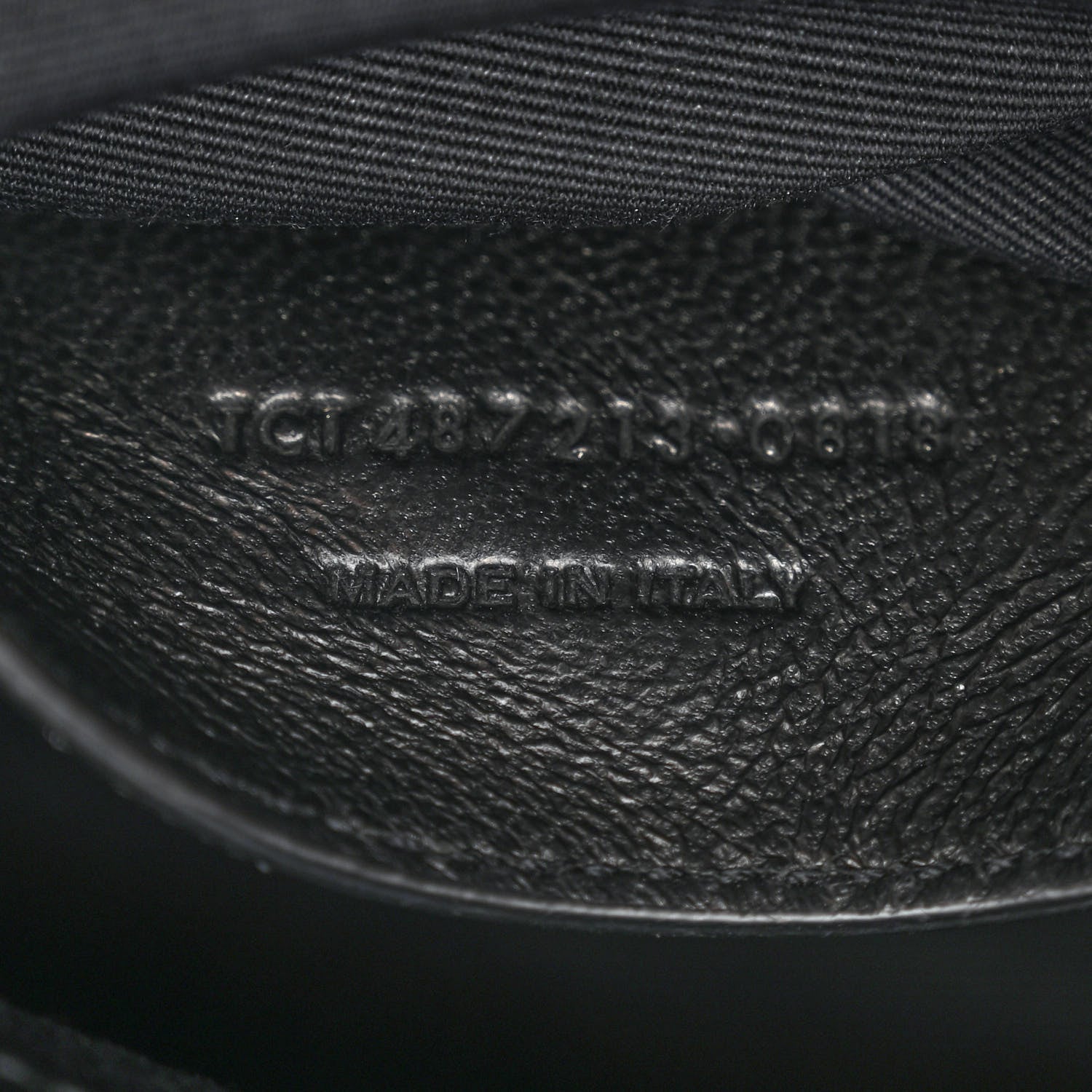 Saint Laurent Sheepskin Matelasse Chevron Monogram Medium College Bag Black 7 of 12