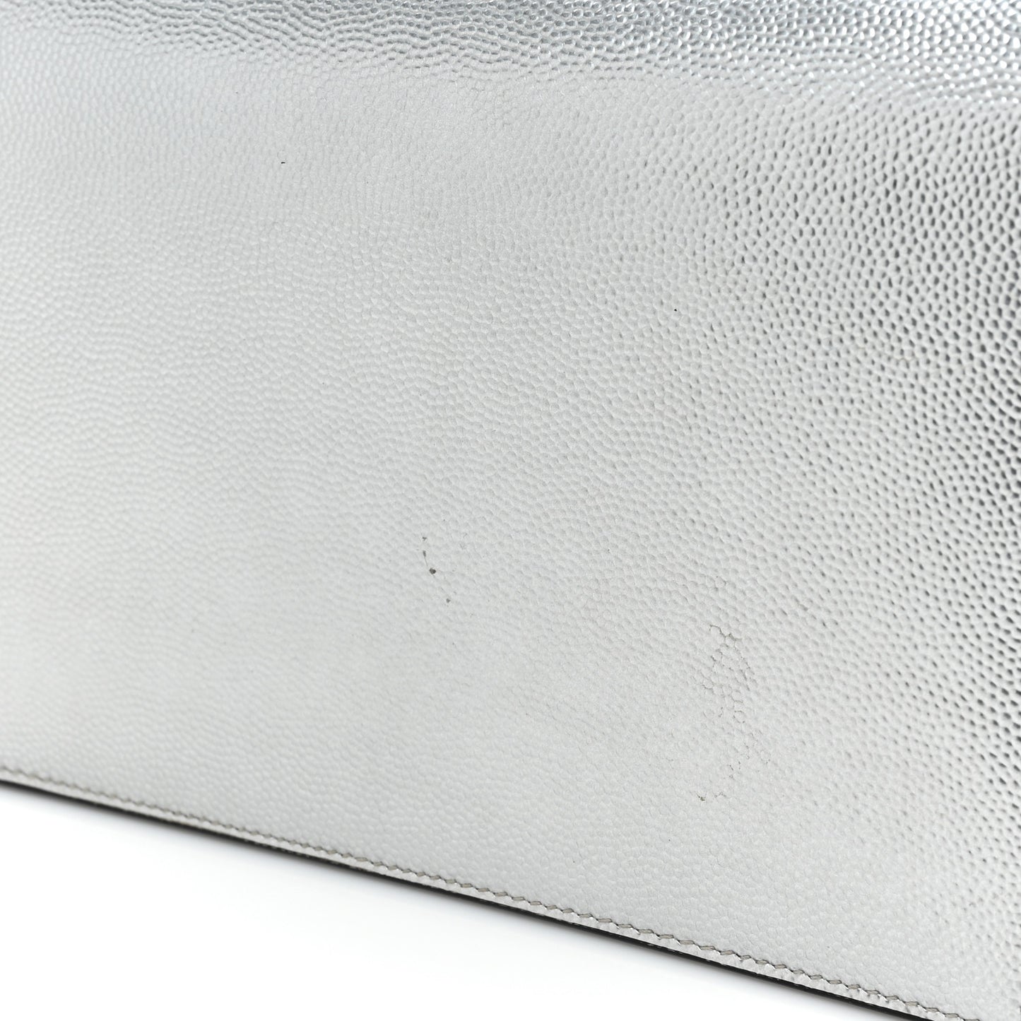 Grain De Poudre Clasic Kate Monogram Tassel Chain Wallet Argento