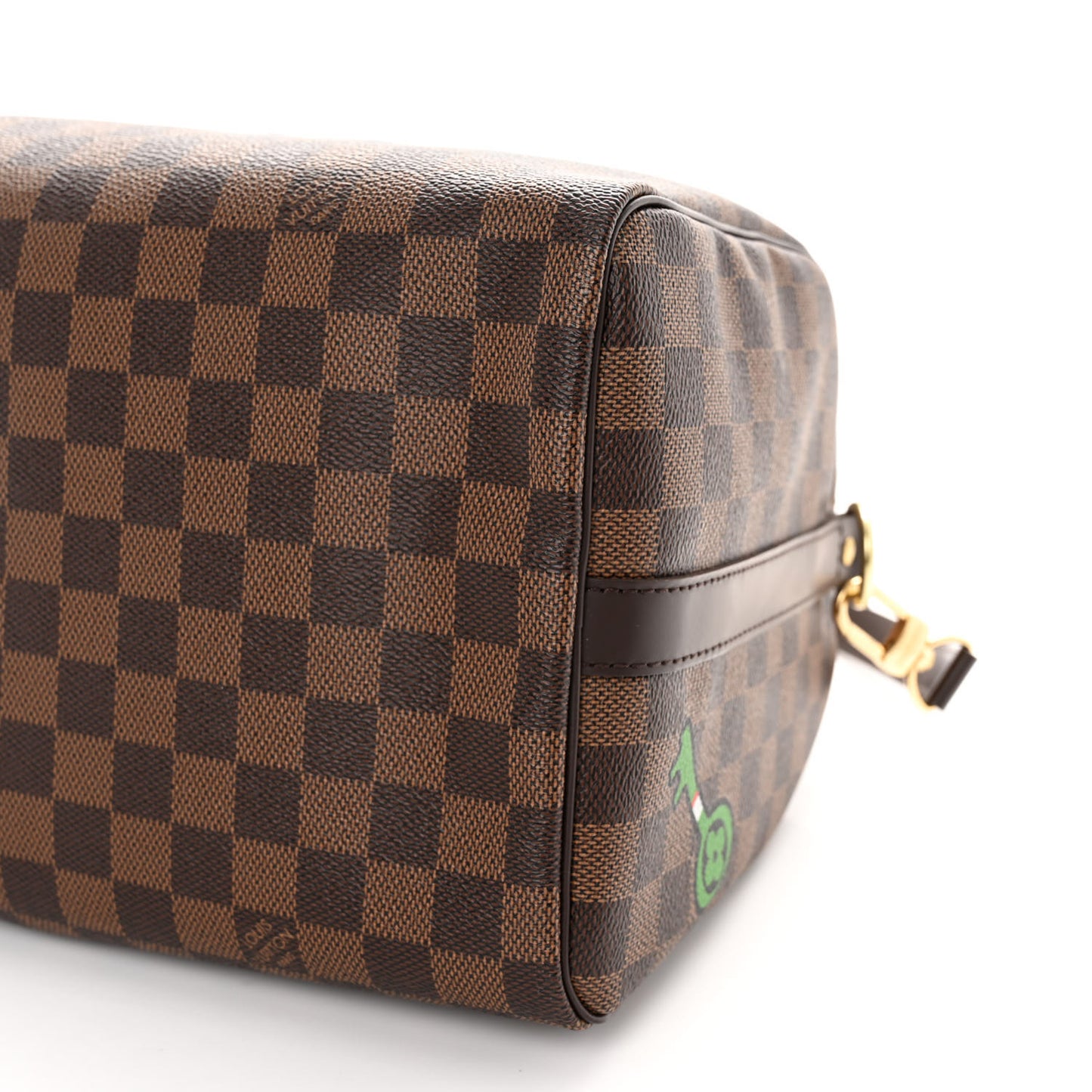 Damier Ebene Patches Speedy Bandouliere 30