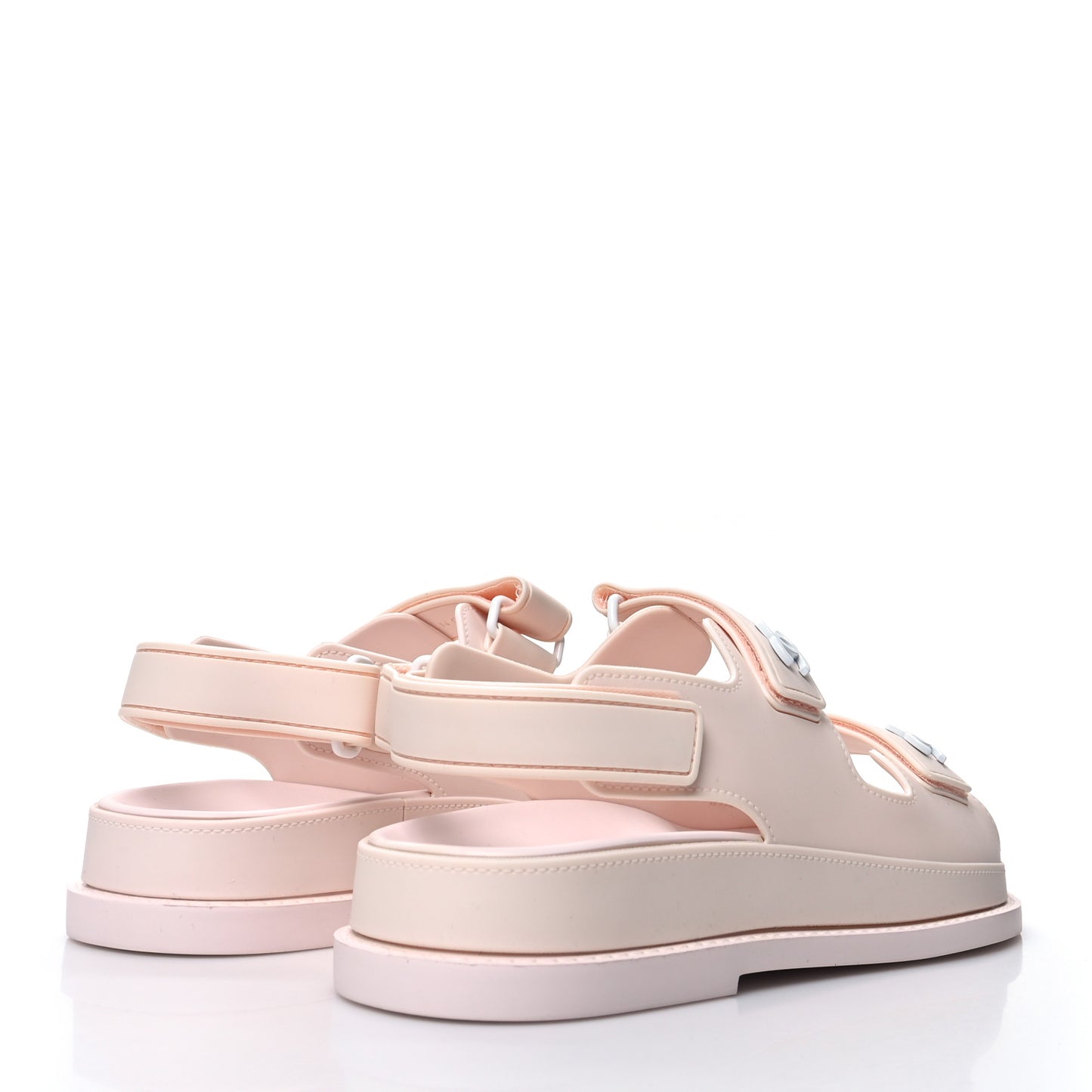 Rubber CC Dad Sandals 35 Pale Pink