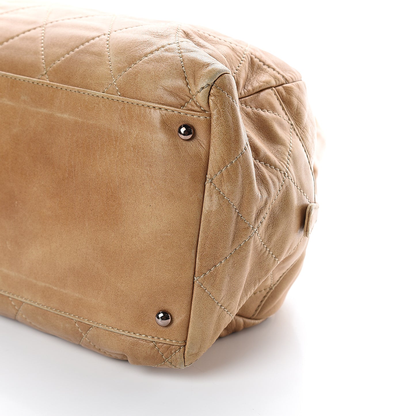 Lambskin Cloudy Bundle Bowler Beige