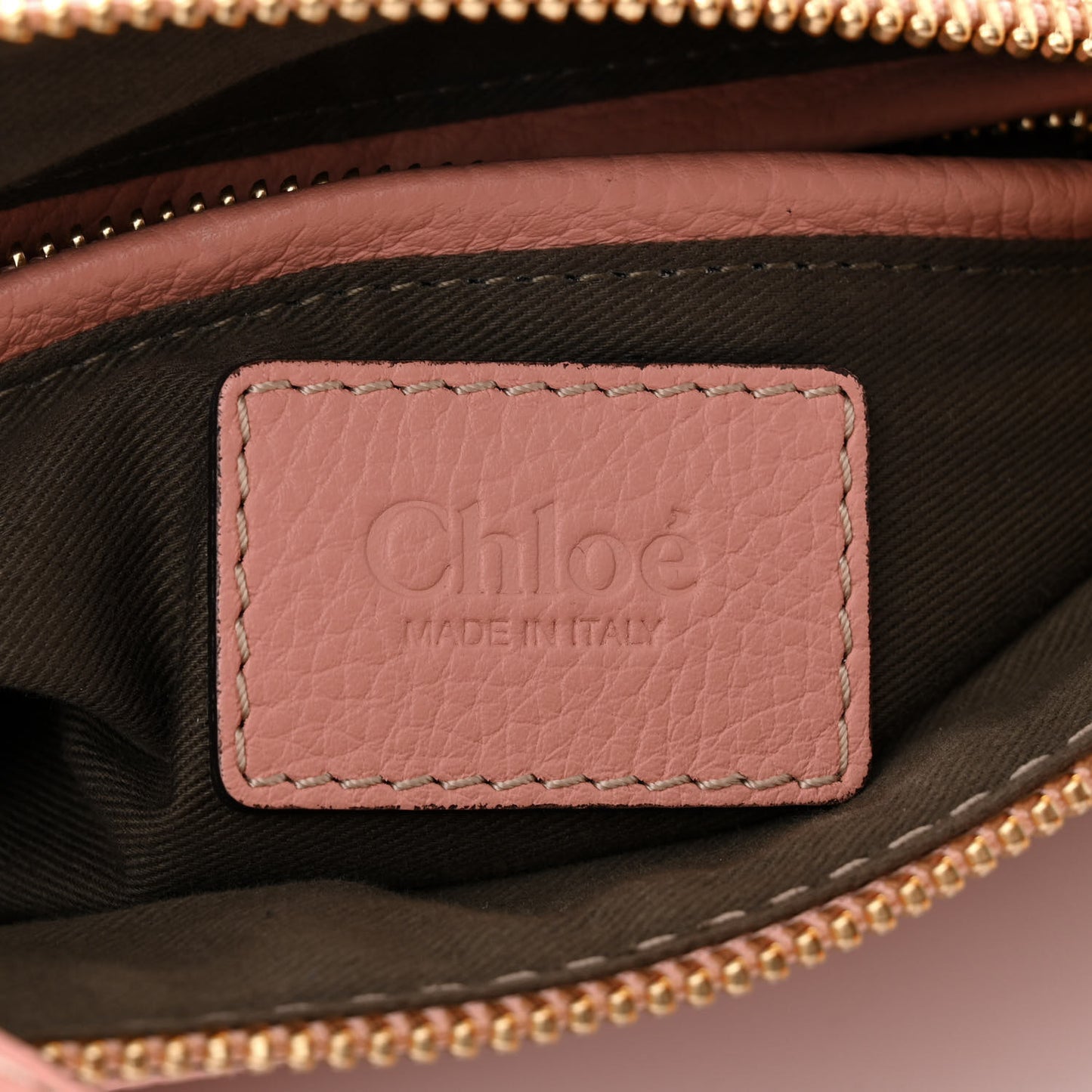 Calfskin Small Marcie Satchel Fallow Pink