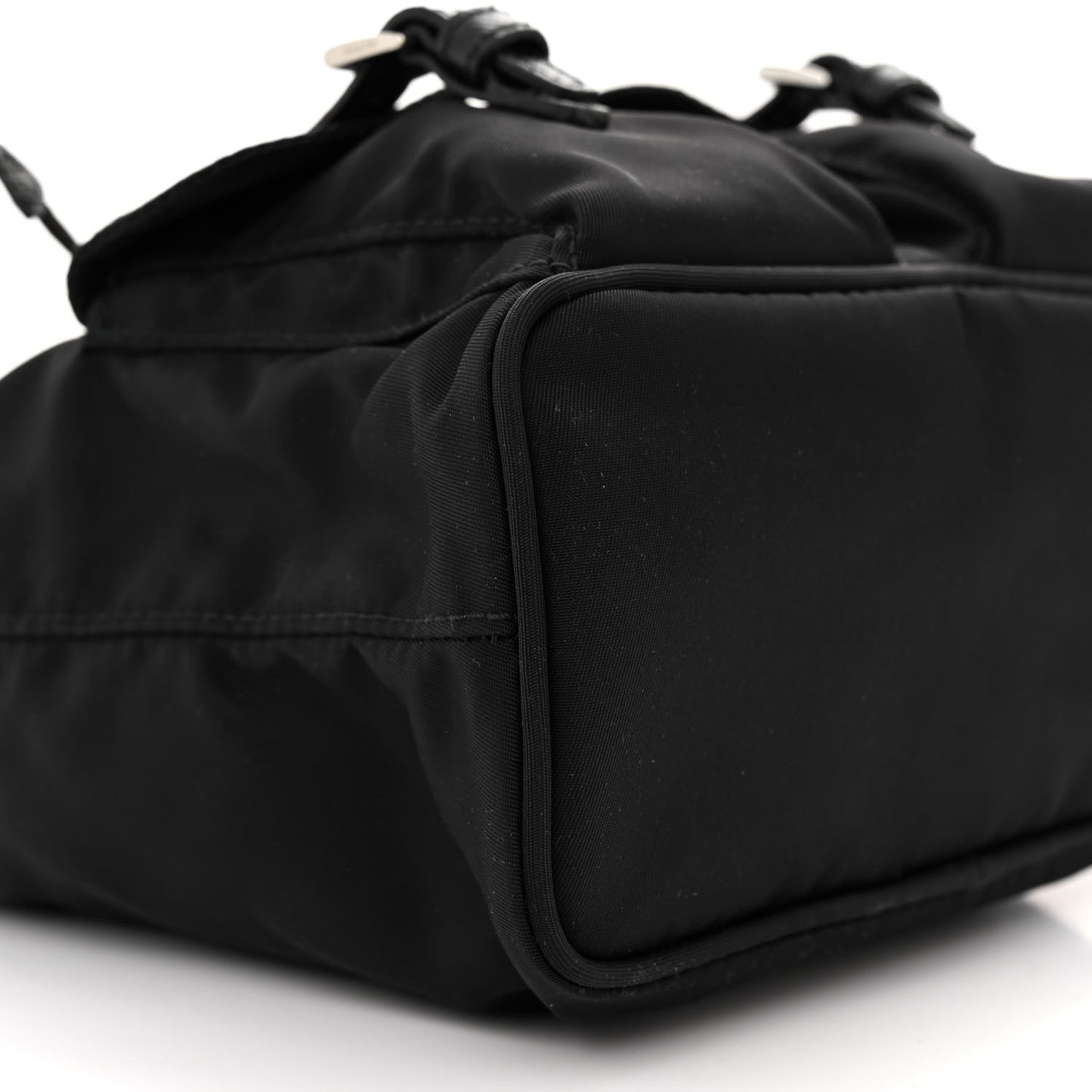 Nylon Vela Mini Crossbody Backpack Black