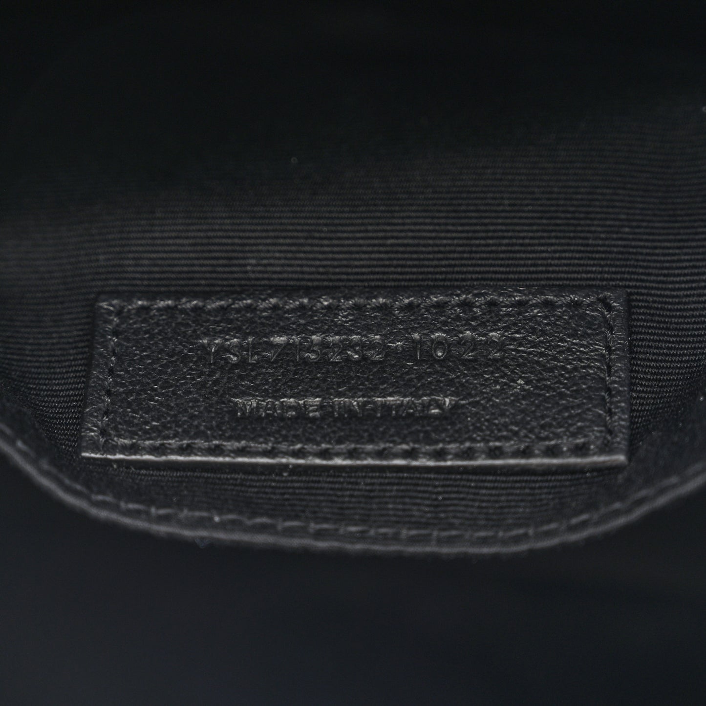 Calfskin Matelasse Monogram Lou Camera Bag Black