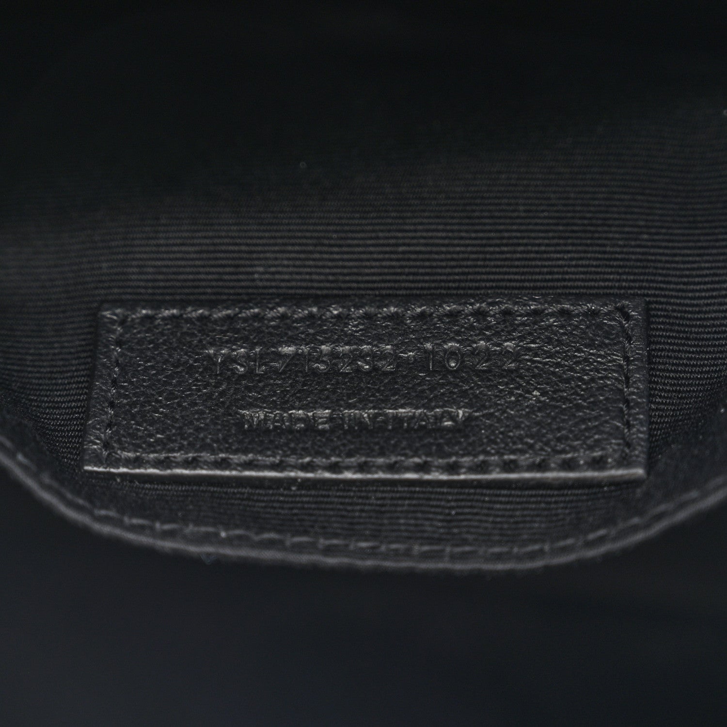 Saint Laurent Calfskin Matelasse Monogram Lou Camera Bag Black 7 of 12