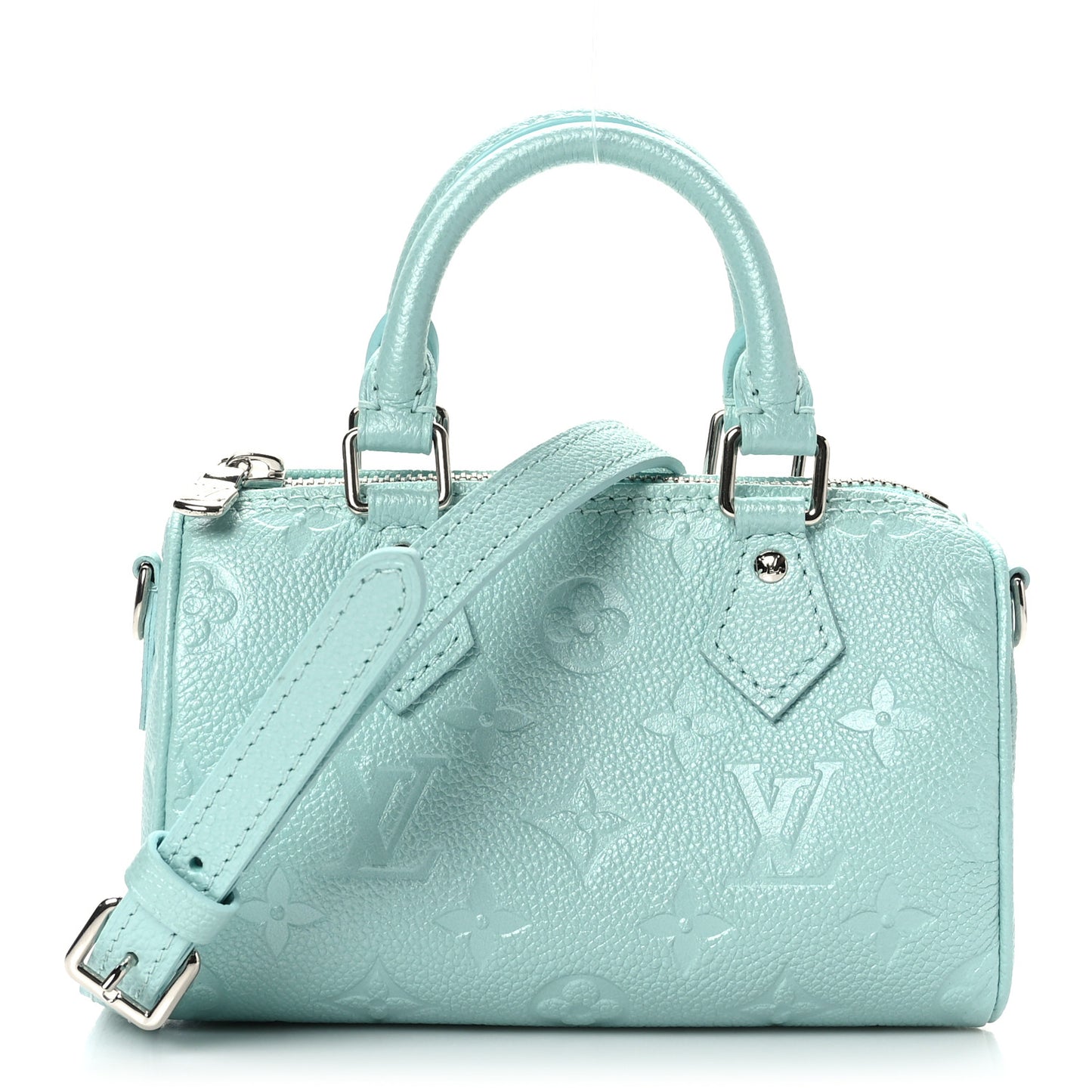 Empreinte Monogram Nano Speedy Pearly Lagoon Turquoise