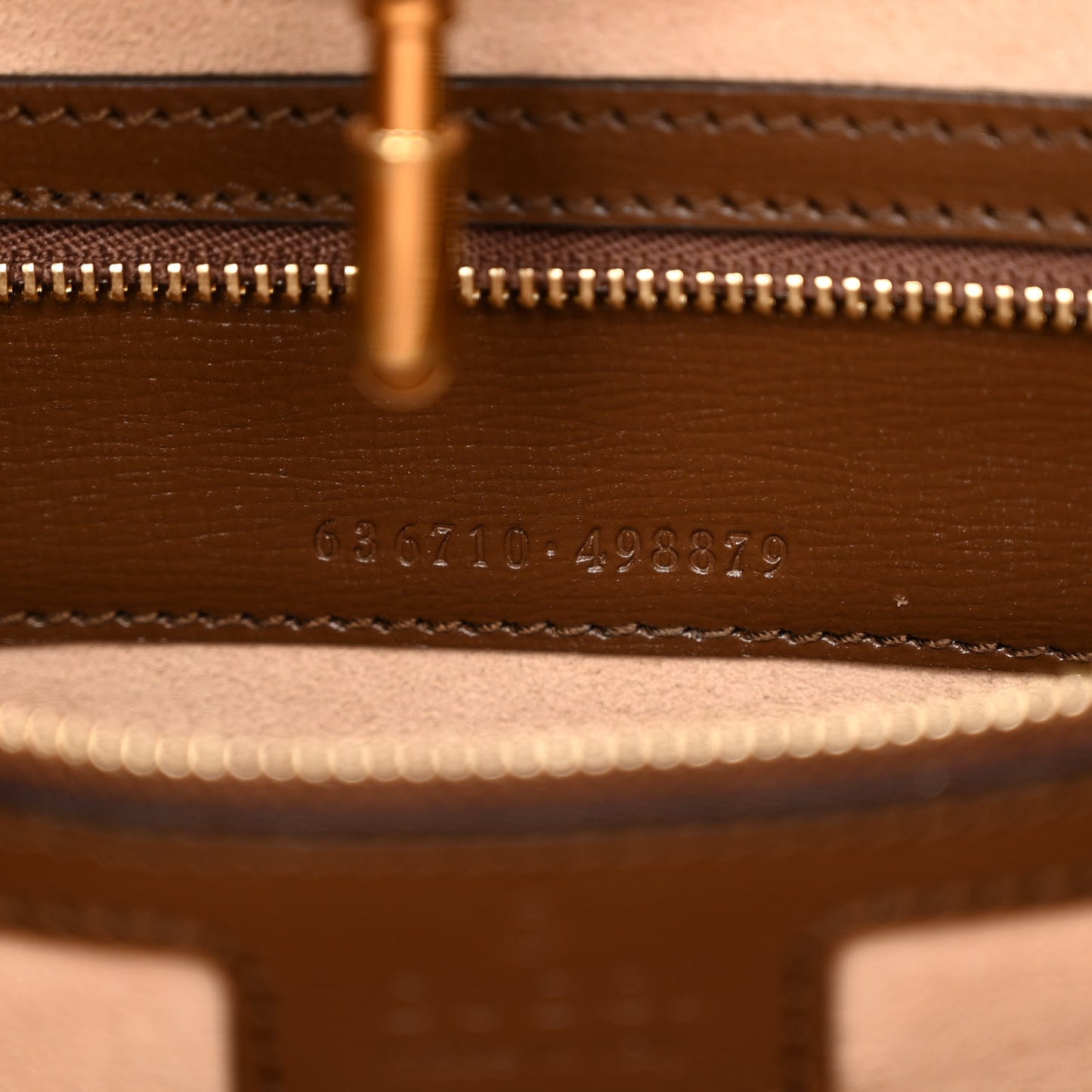 GG Supreme Monogram Azalea Calfskin Web Medium Jackie 1961 Hobo Beige Ebony Brown Sugar