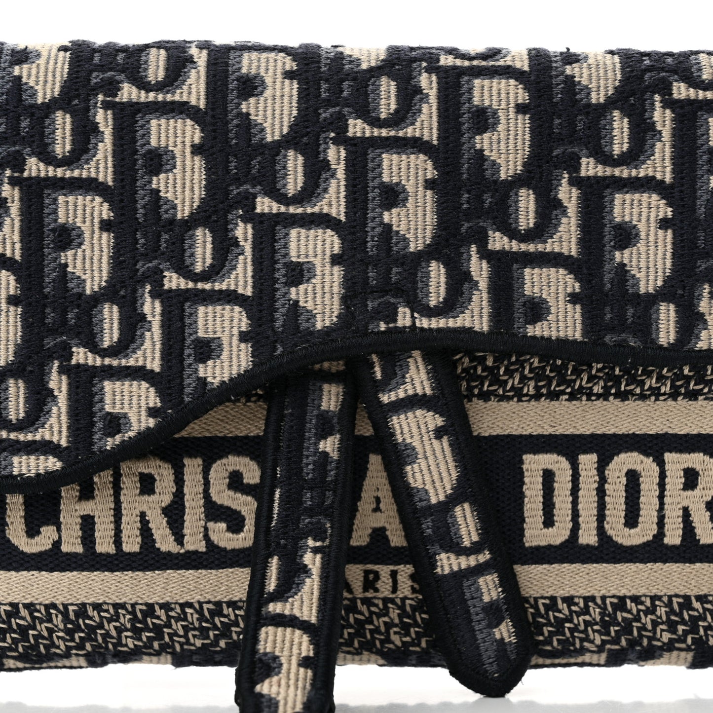 Oblique Saddle Belt Bag Blue