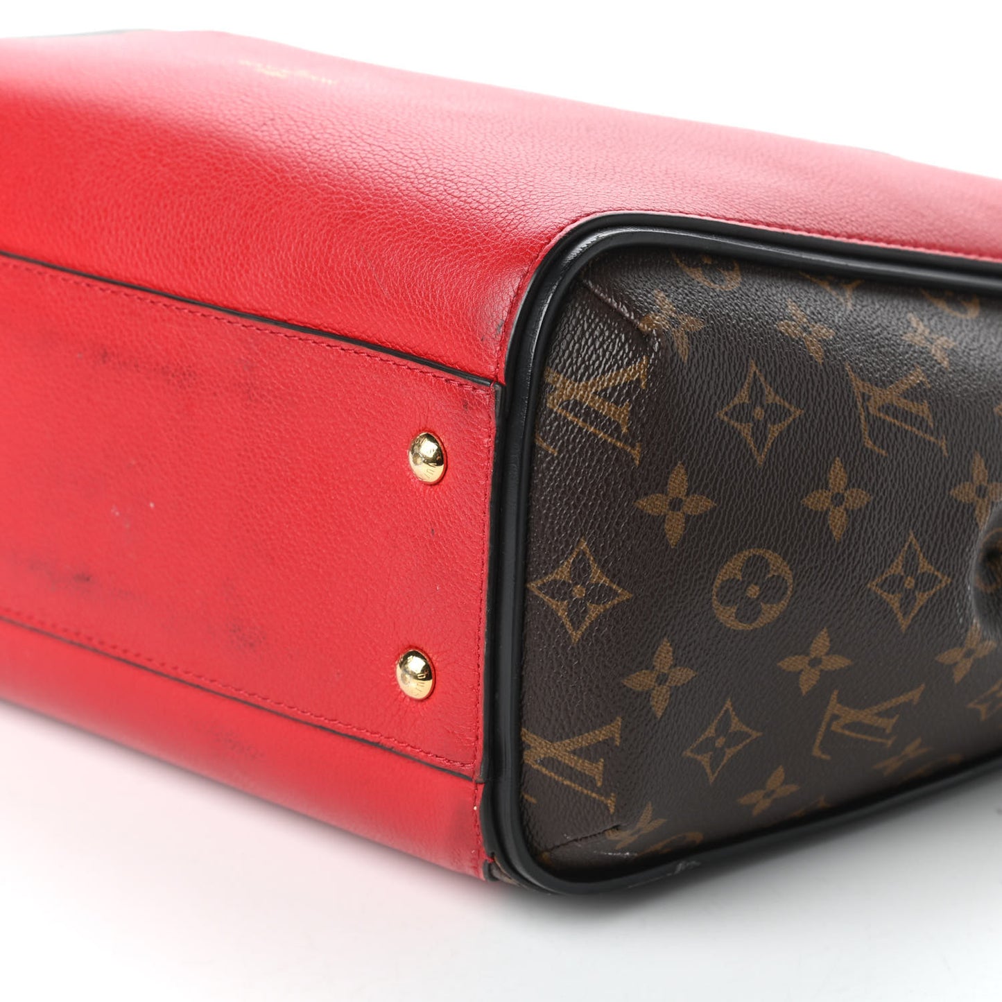 Calfskin Monogram Kimono Tote Cherry