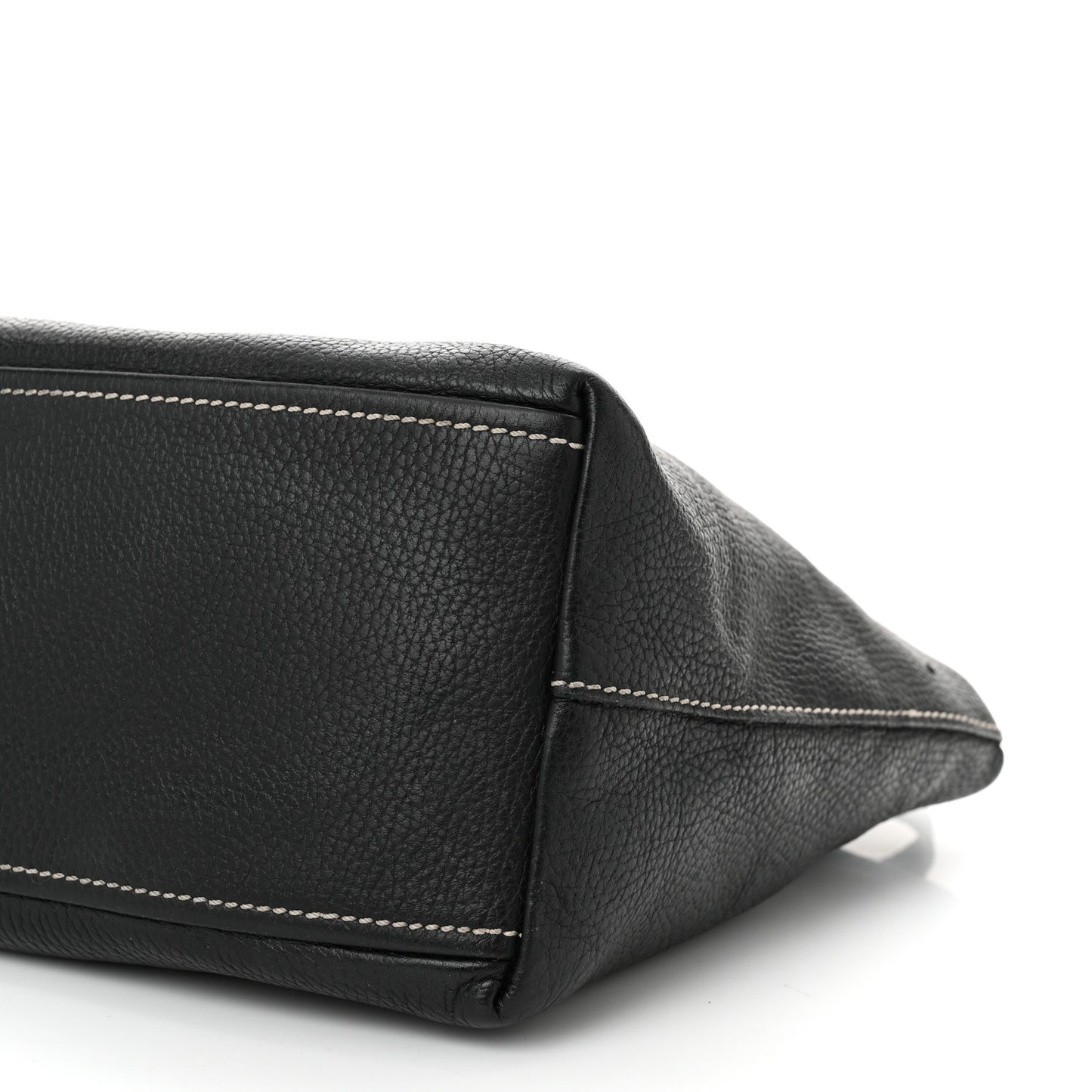 Vitello Daino Shoulder Bag Black