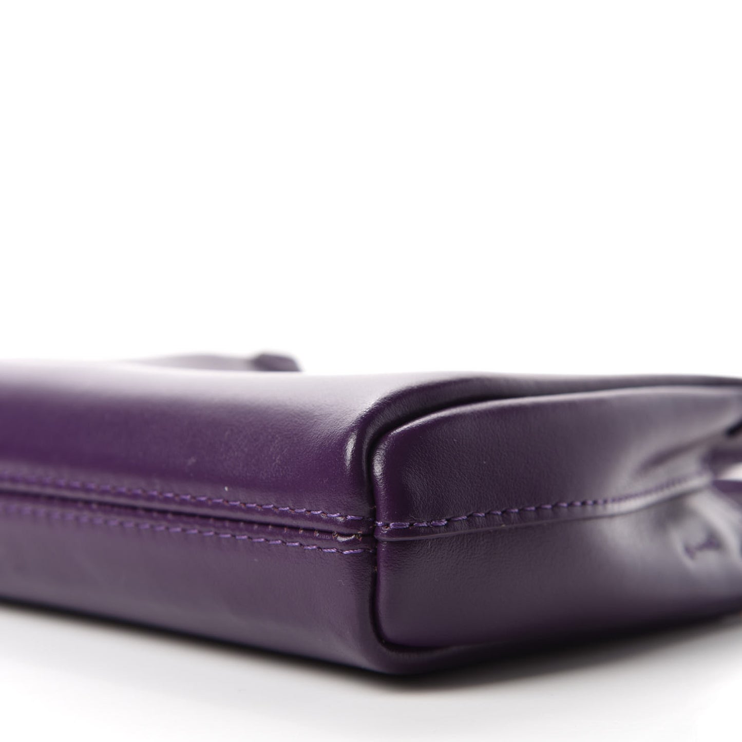 Smooth Calfskin Micro Le Journee Dark Purple