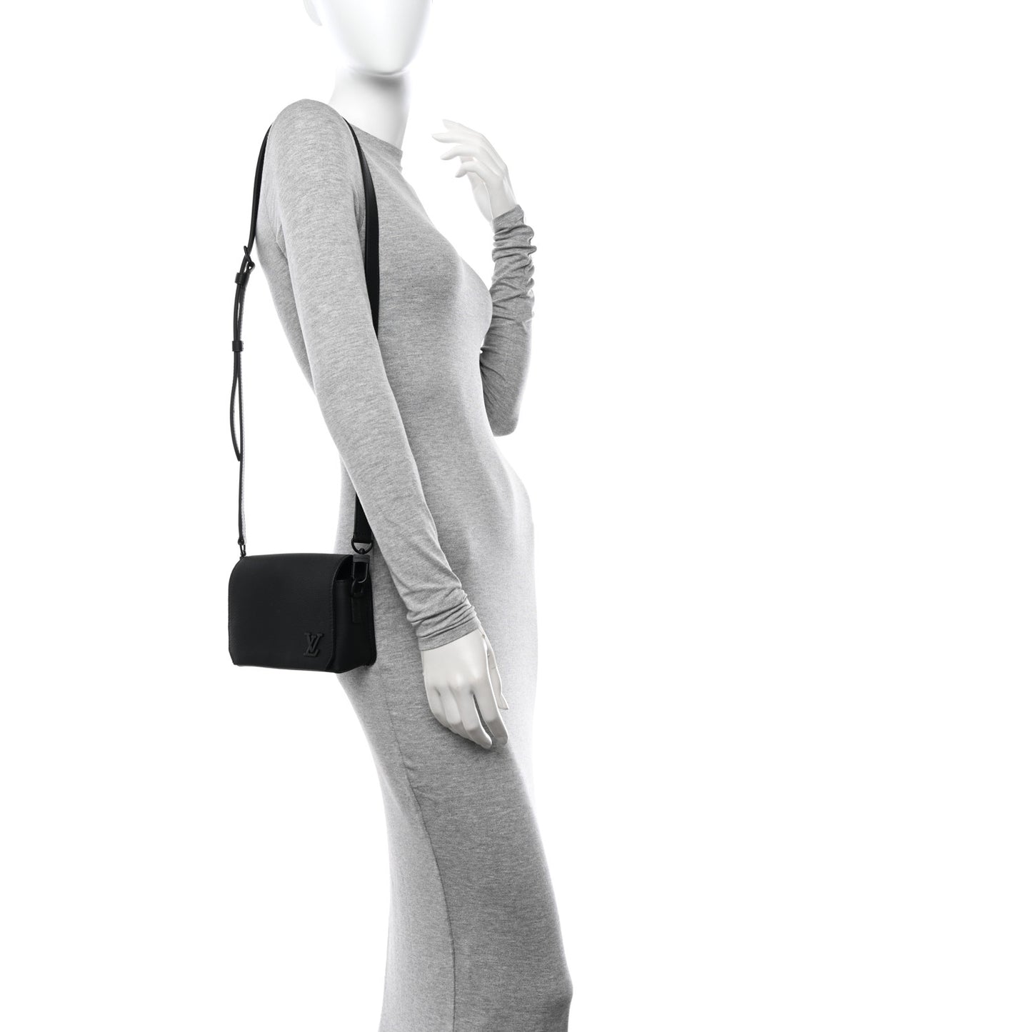 Cowhide Fastline Wearable Wallet Black