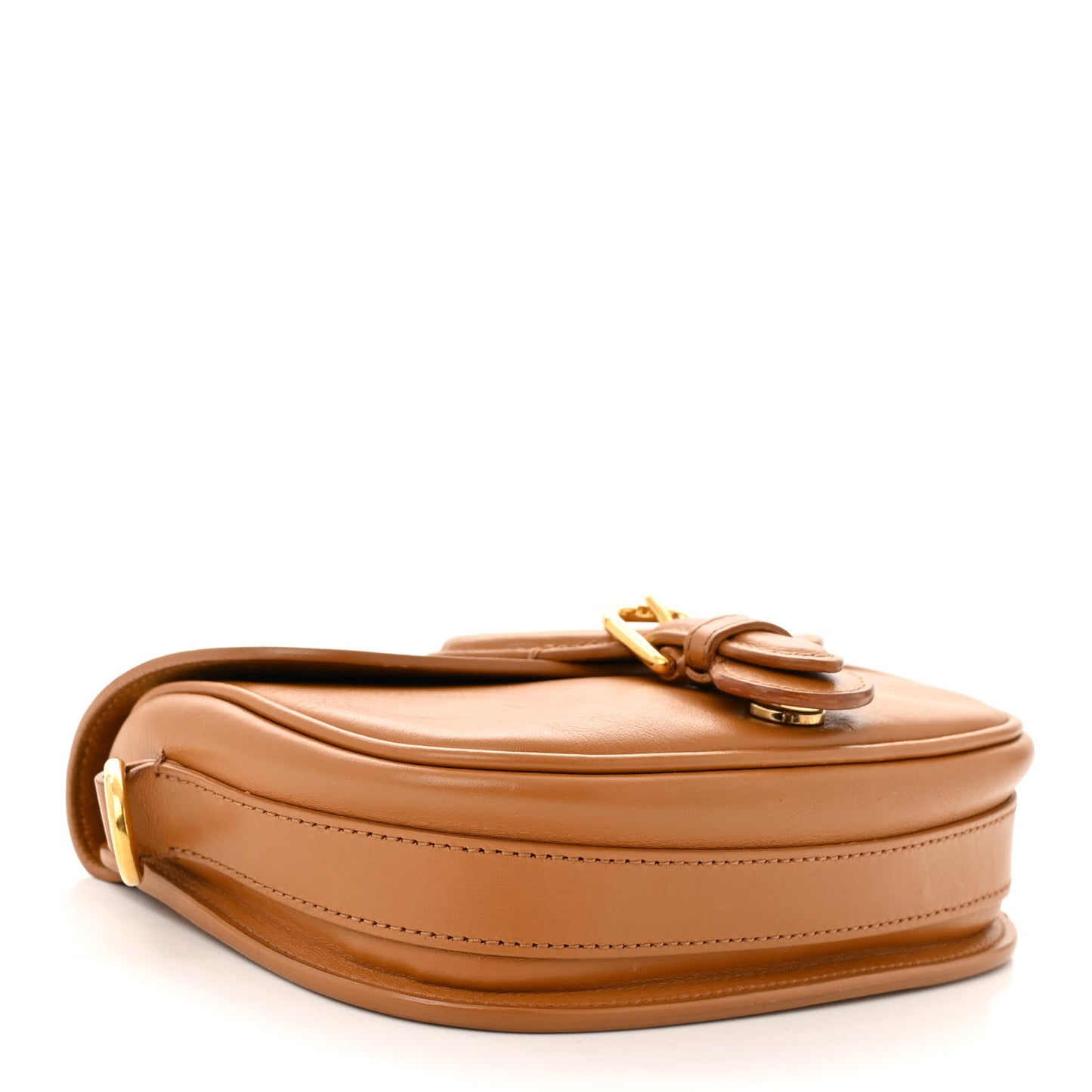 Box Calfskin Small Bobby Flap Camel