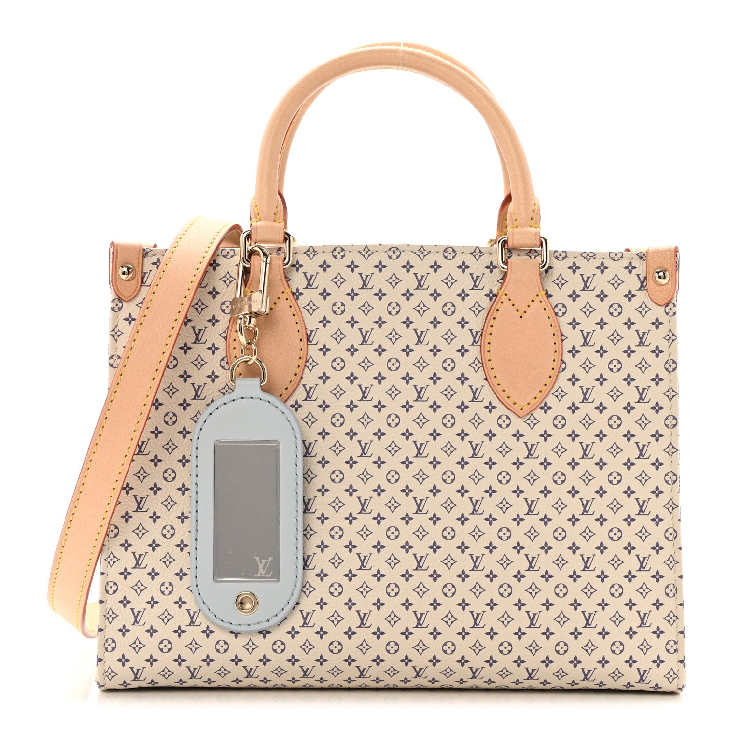 Louis Vuitton Monogram Damier Romance Onthego PM Azure Blue Sand