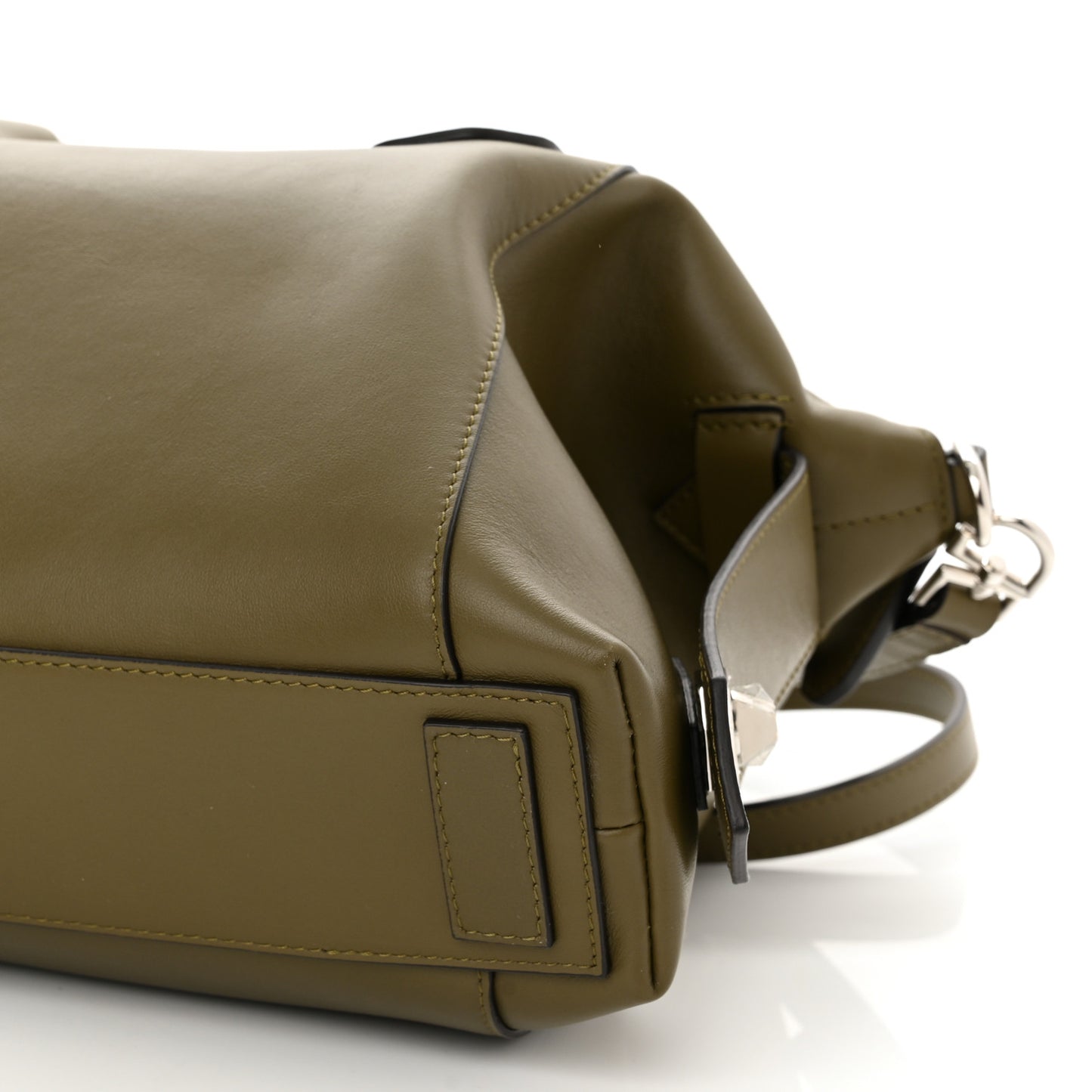 Smooth Calfskin Small Soft Antigona Dark Khaki